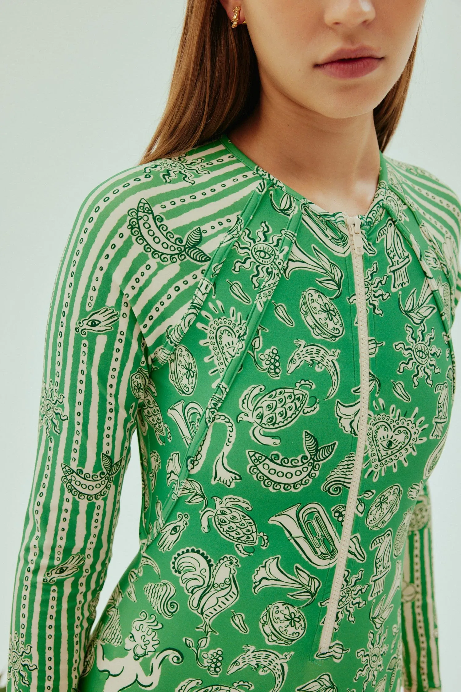 LULA LONG SLEEVE ONE PIECE sold by Alemais product image thumbnail 3