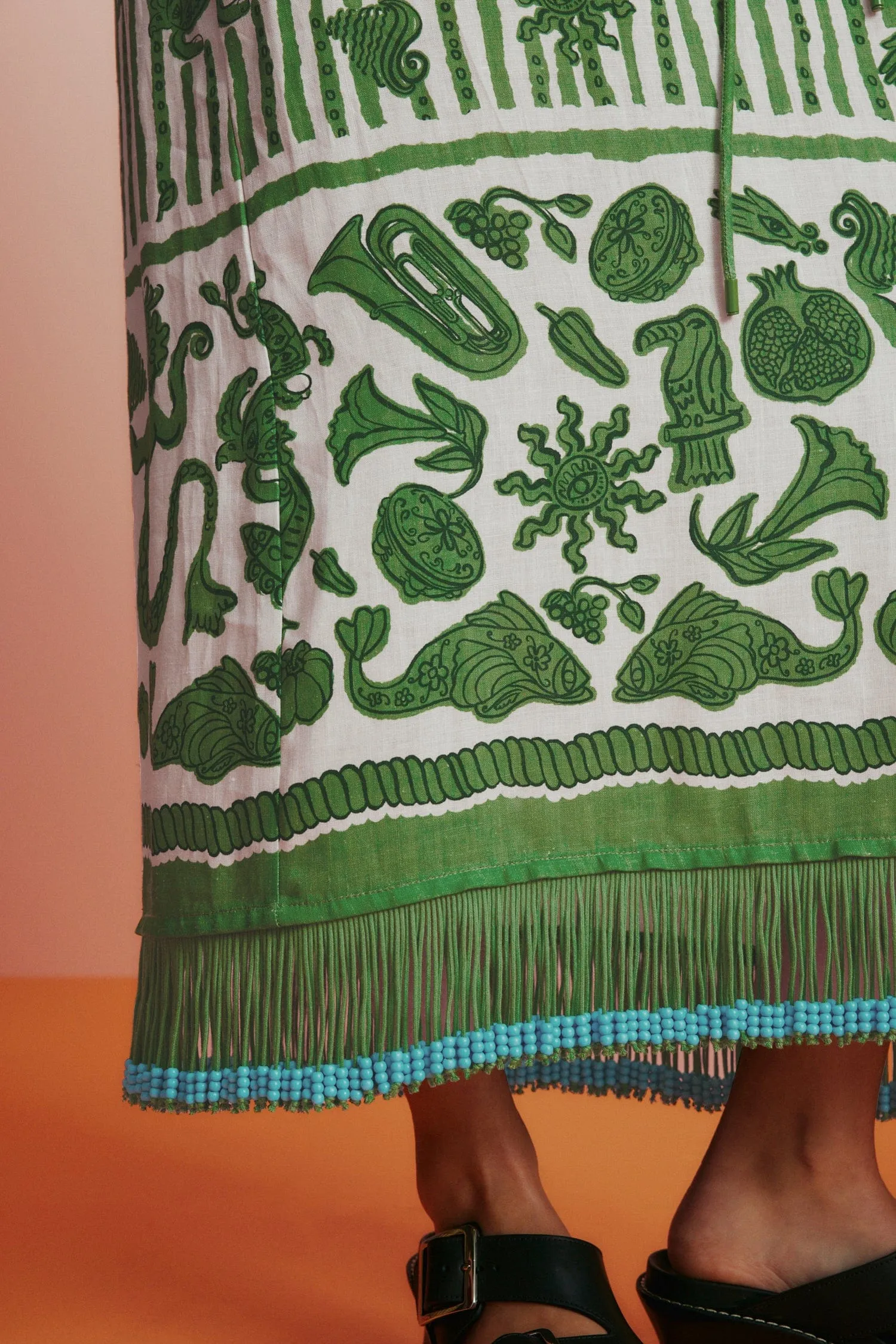 LULA MIDI DRESS sold by Alemais product image thumbnail 4