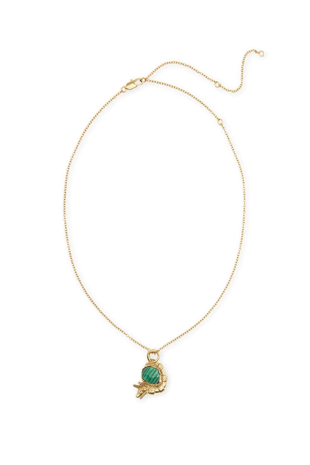 LUNA DRAGON PENDANT NECKLACE sold by Alemais