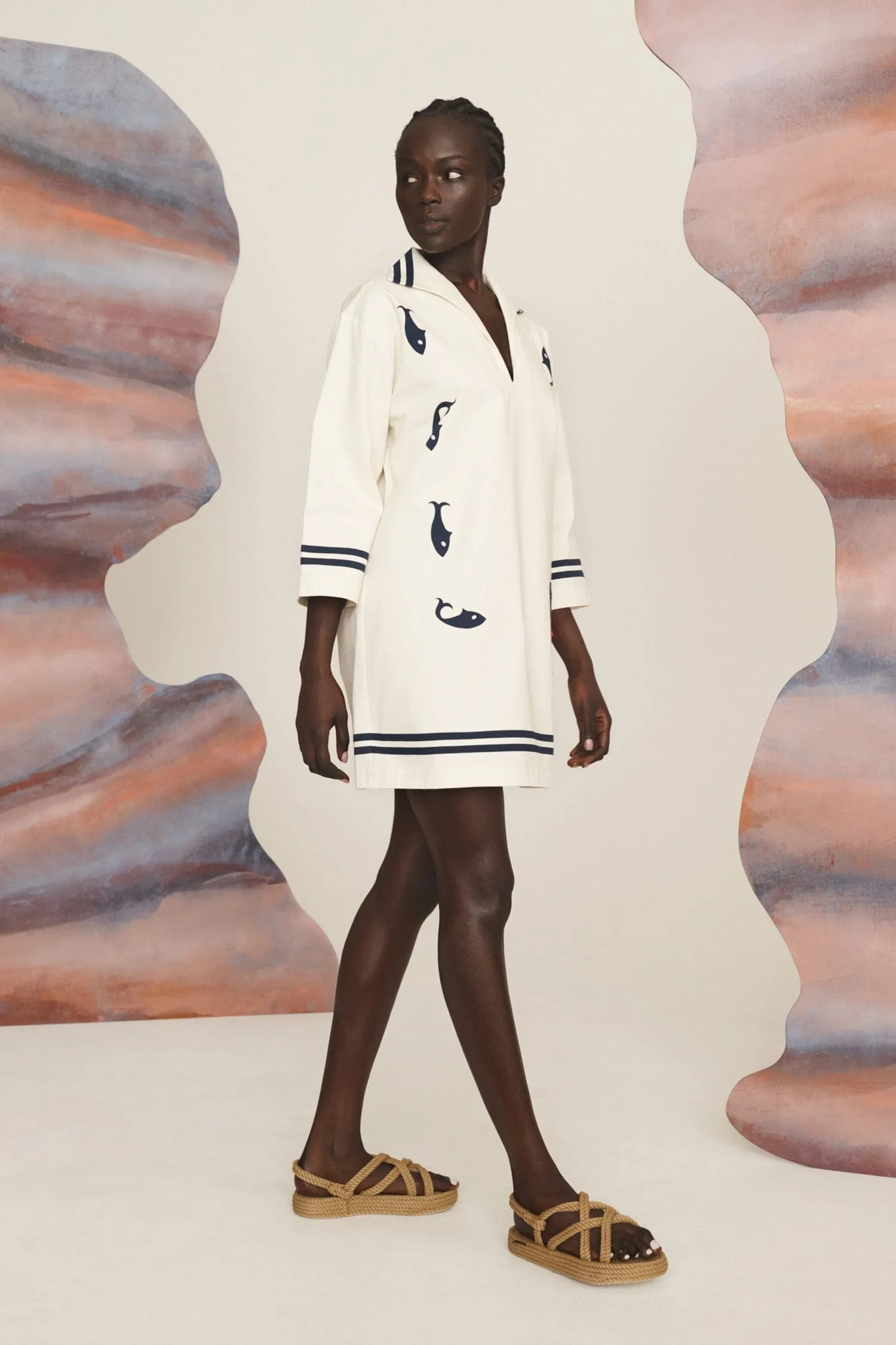 MARINE TUNIC DRESS sold by Alemais product image thumbnail 5