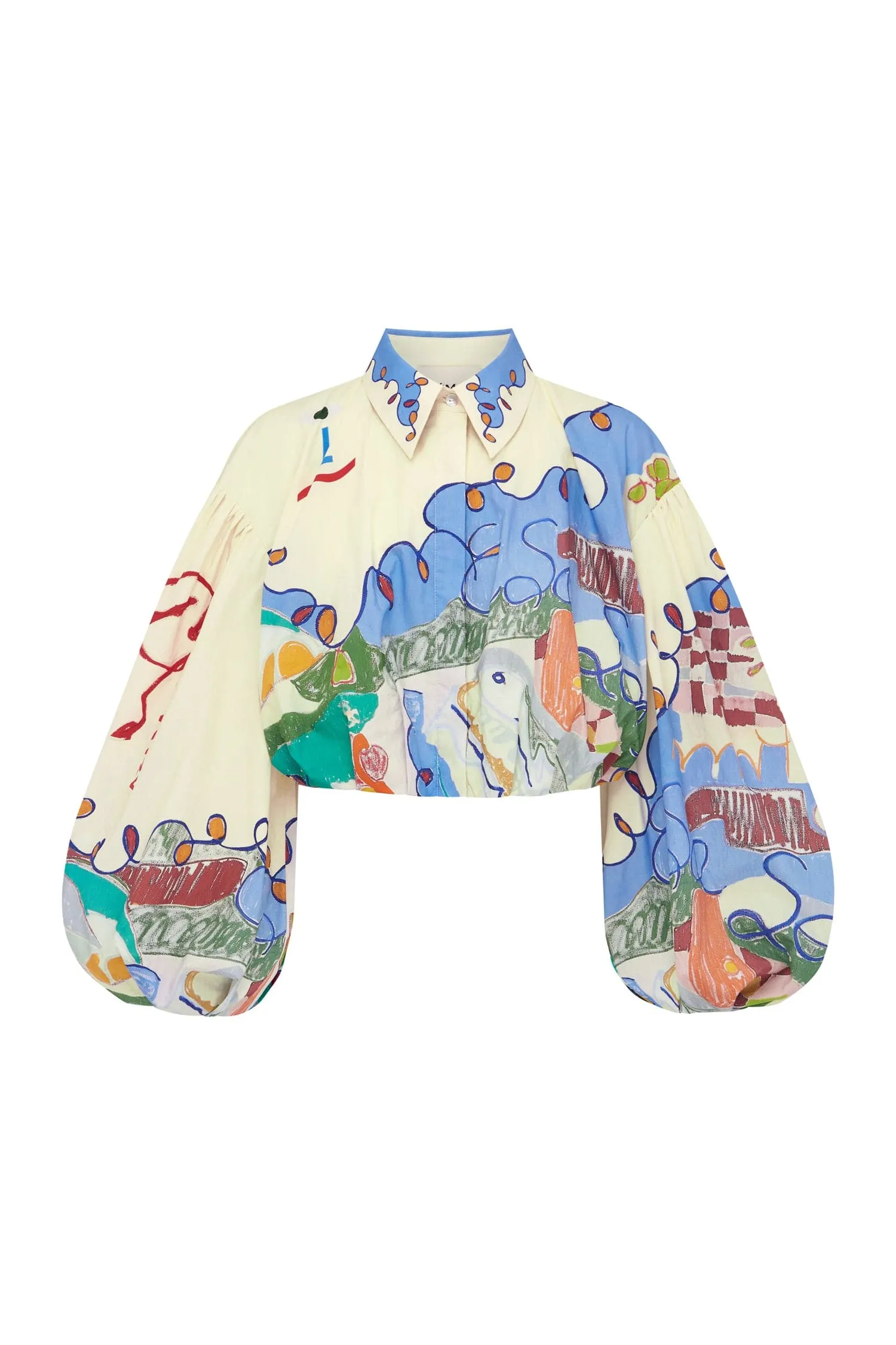 NADIA CROPPED SHIRT sold by Alemais product image thumbnail 2