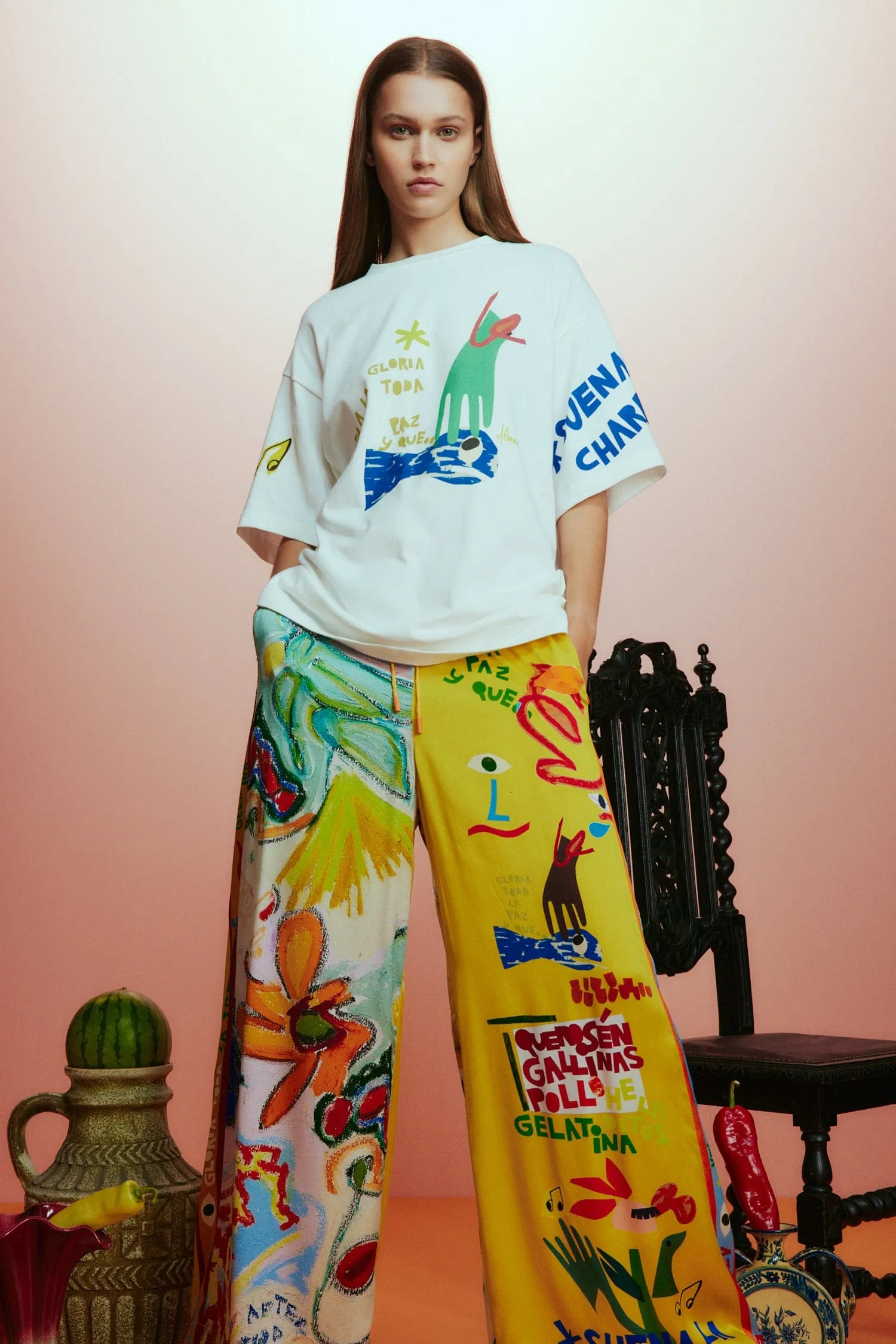 NADIA FISH TEE sold by Alemais product image thumbnail 5