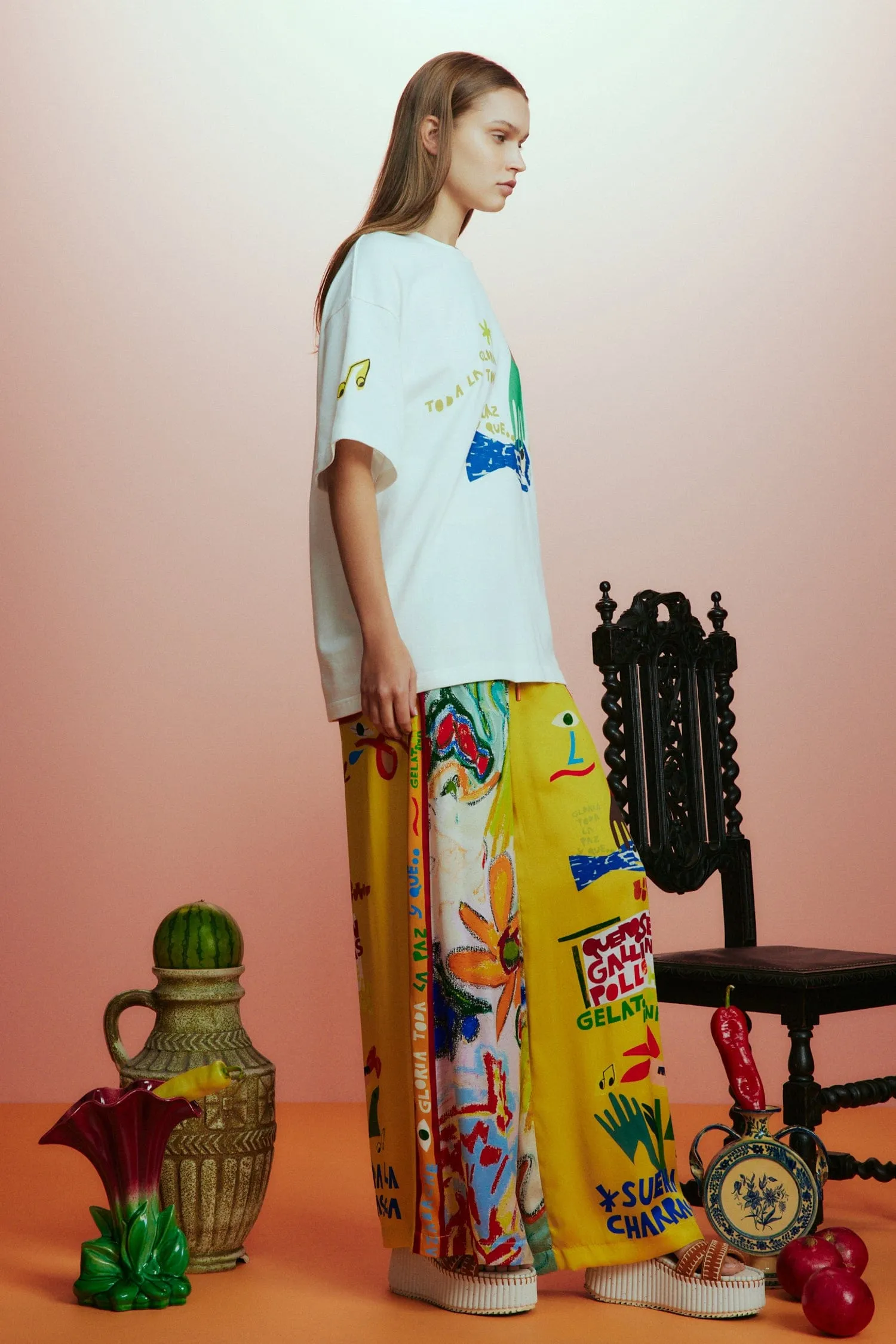 NADIA FISH TEE sold by Alemais product image thumbnail 3