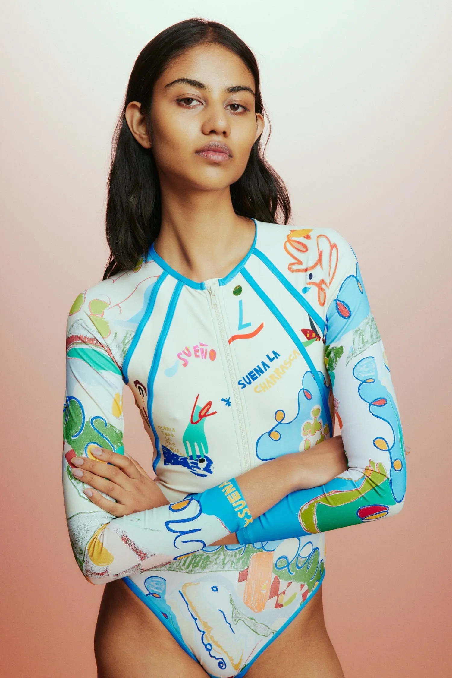 NADIA LONG SLEEVE ONE PIECE sold by Alemais product image thumbnail 3