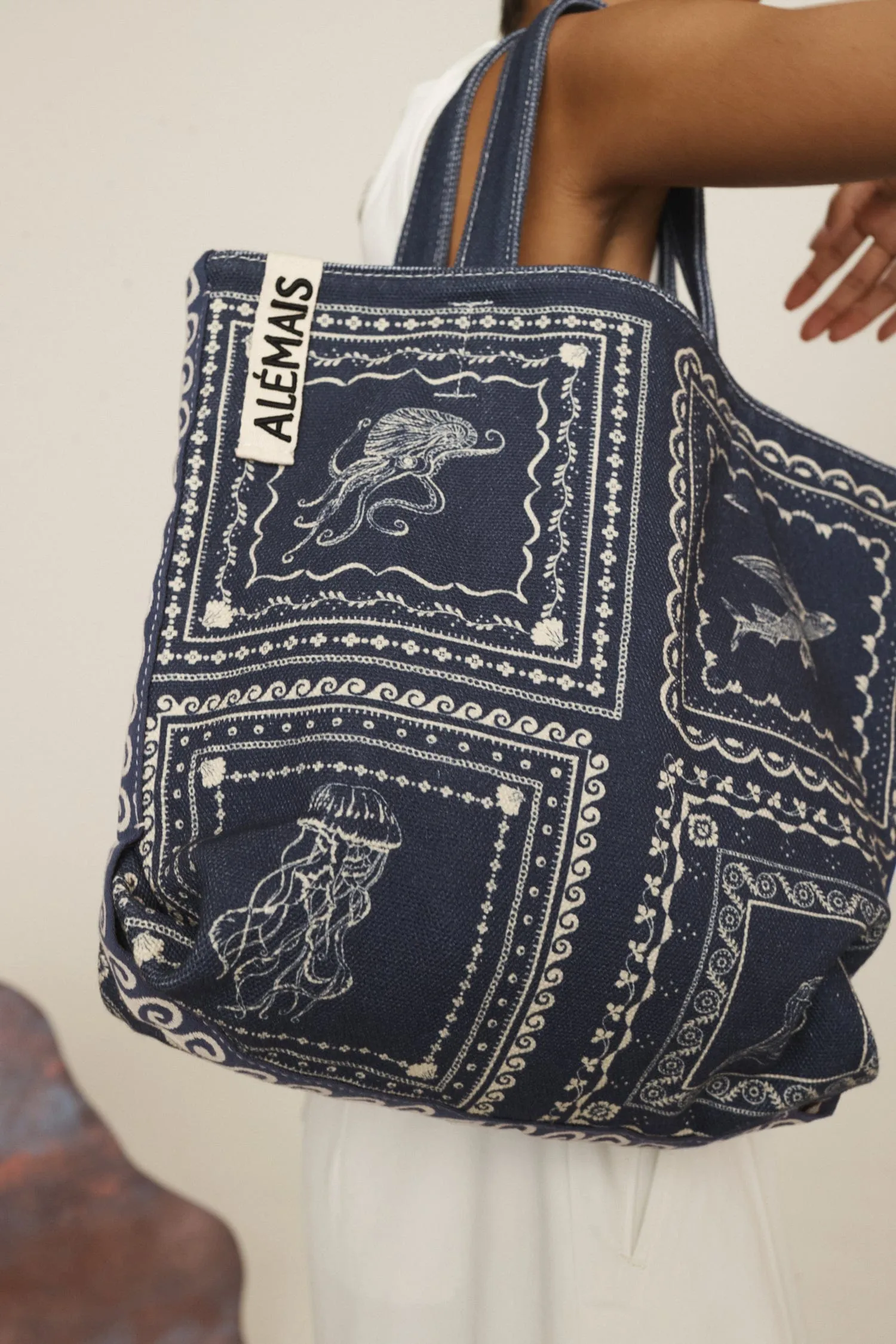 OCEANE SHOPPER TOTE sold by Alemais product image thumbnail 3