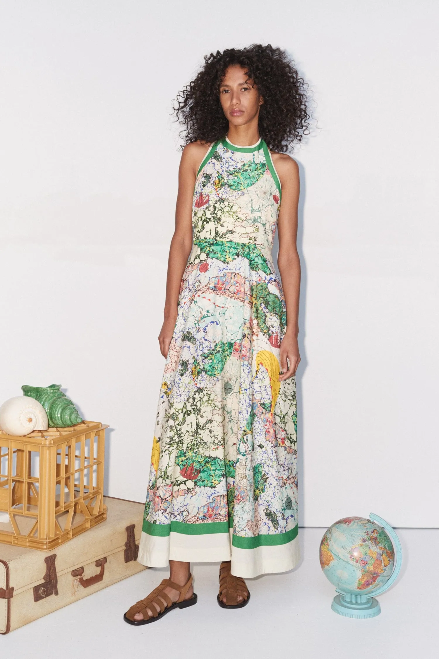 ODYSSEY HALTER DRESS sold by Alemais