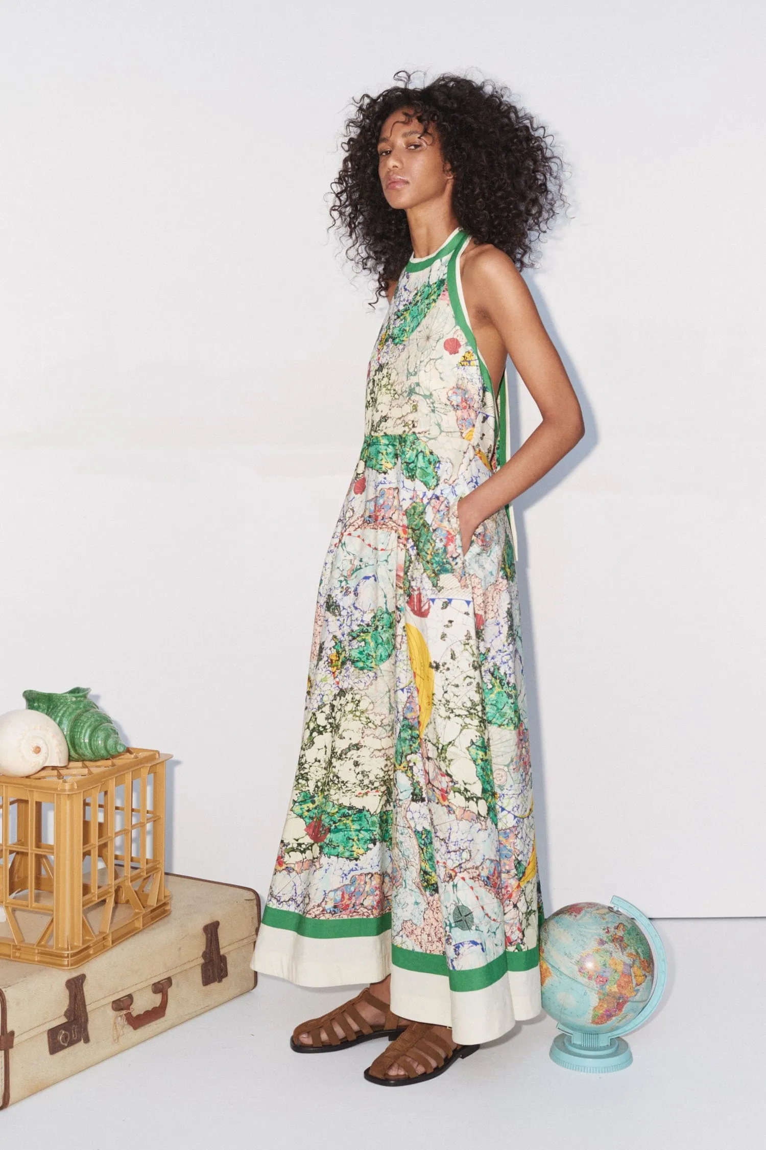 ODYSSEY HALTER DRESS sold by Alemais product image thumbnail 4