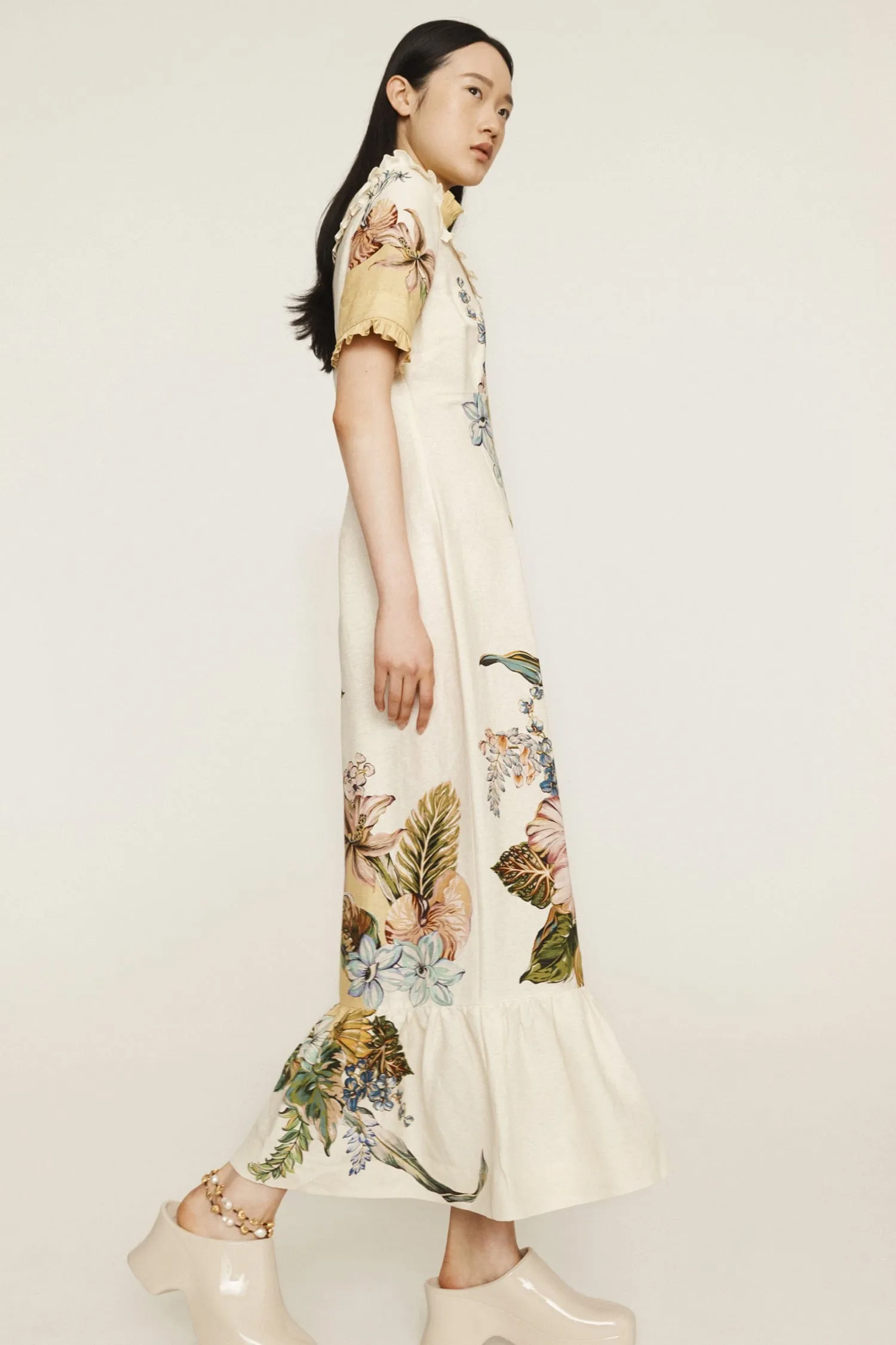 OLEANDER MIDI DRESS sold by Alemais