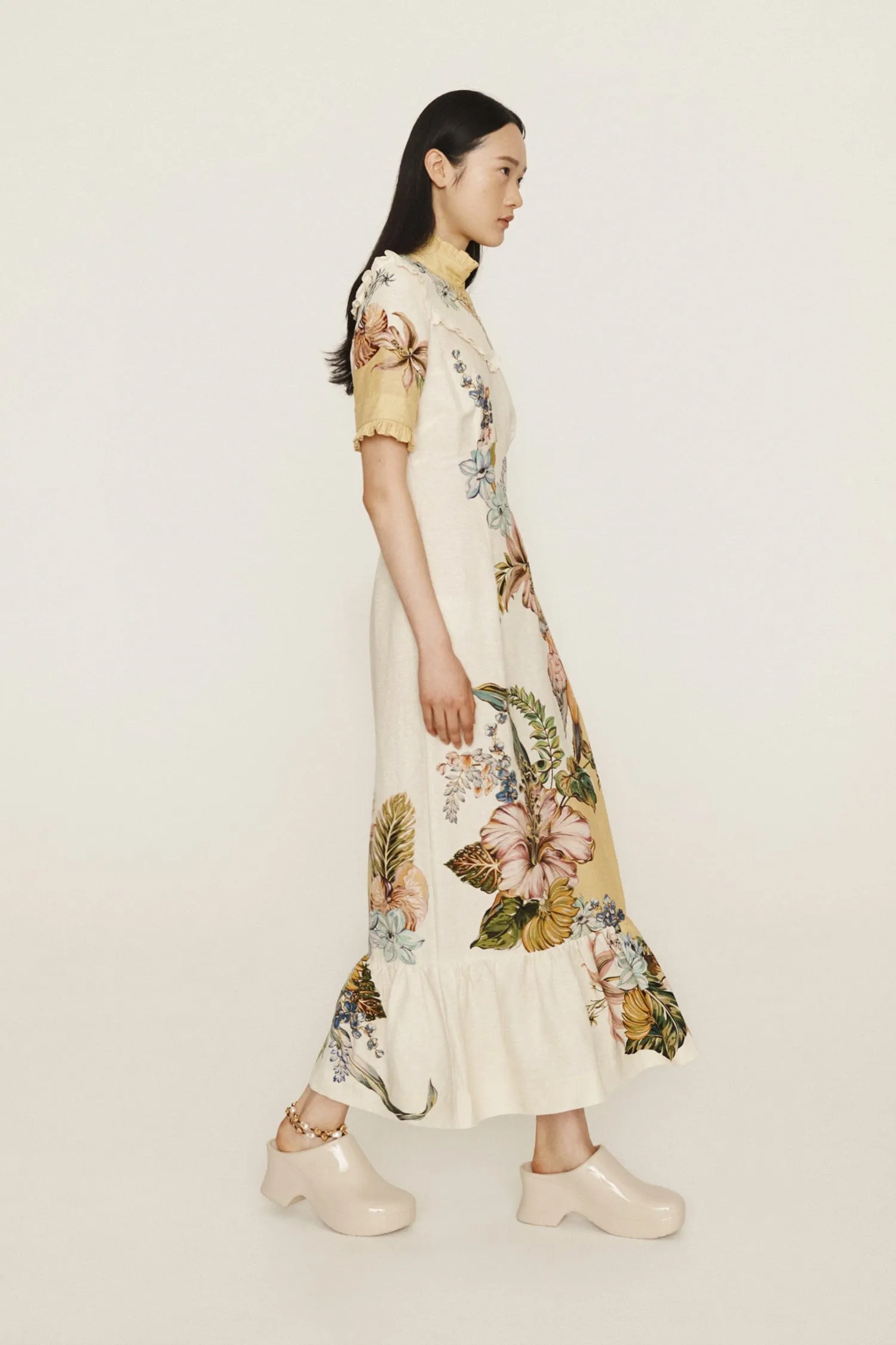 OLEANDER MIDI DRESS sold by Alemais product image thumbnail 4