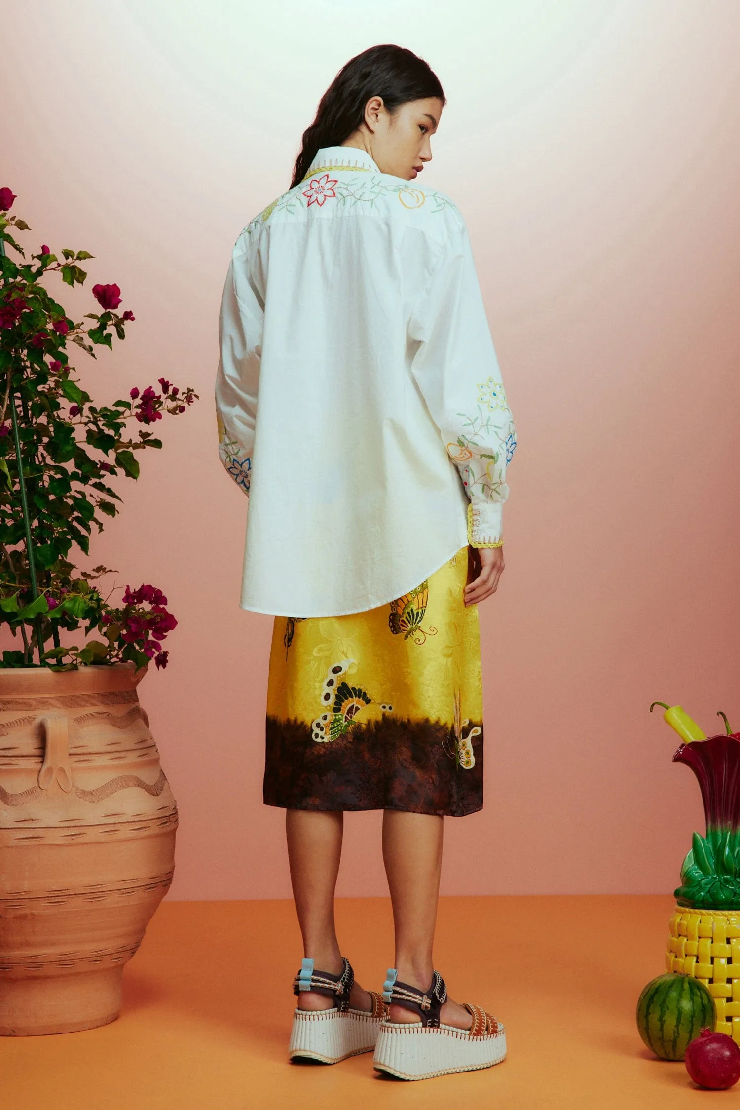OLIVIA EMBROIDERED SHIRT sold by Alemais product image thumbnail 3