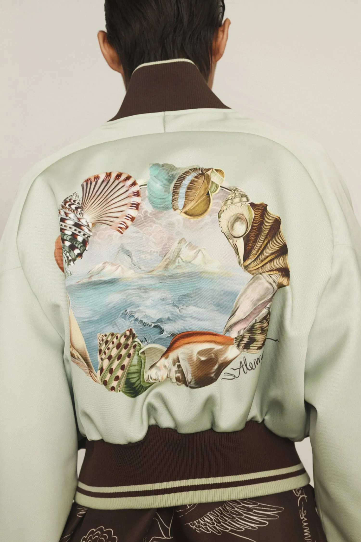 OPAL MINT BOMBER JACKET sold by Alemais product image thumbnail 3