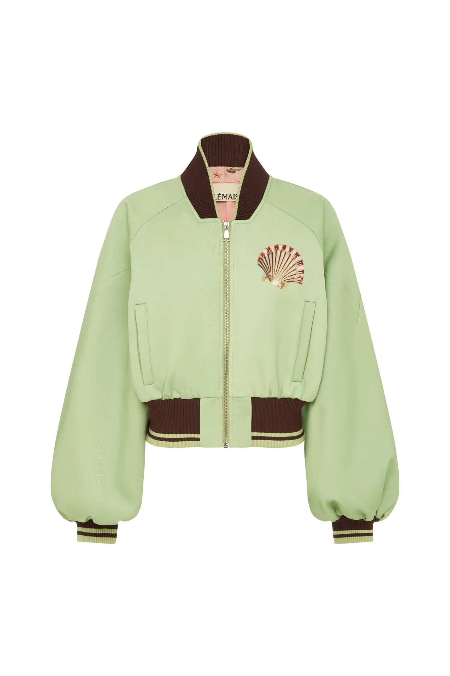 OPAL MINT BOMBER JACKET sold by Alemais product image thumbnail 2