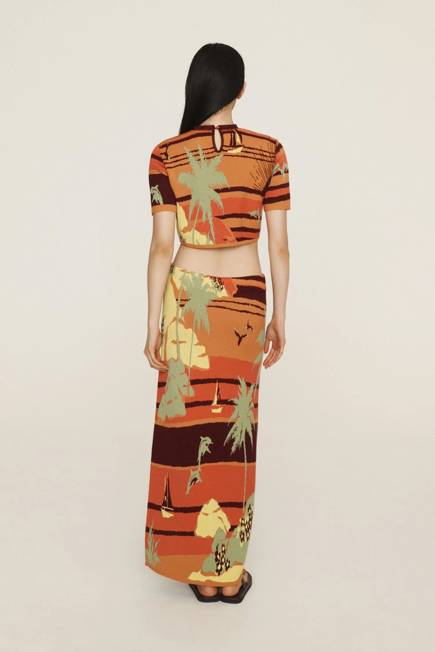 PALM ISLAND KNIT SKIRT sold by Alemais product image thumbnail 5