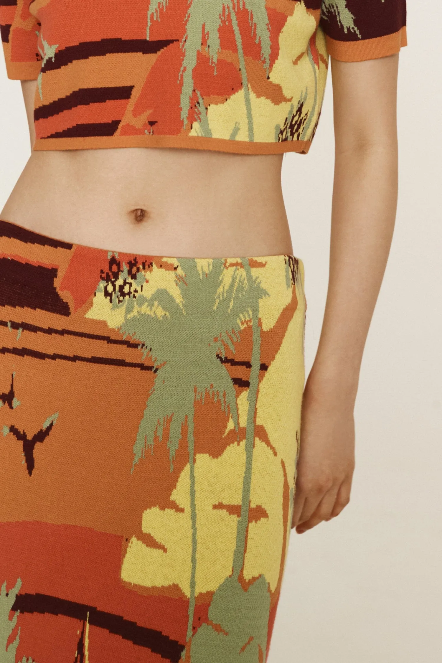 PALM ISLAND KNIT SKIRT sold by Alemais product image thumbnail 3