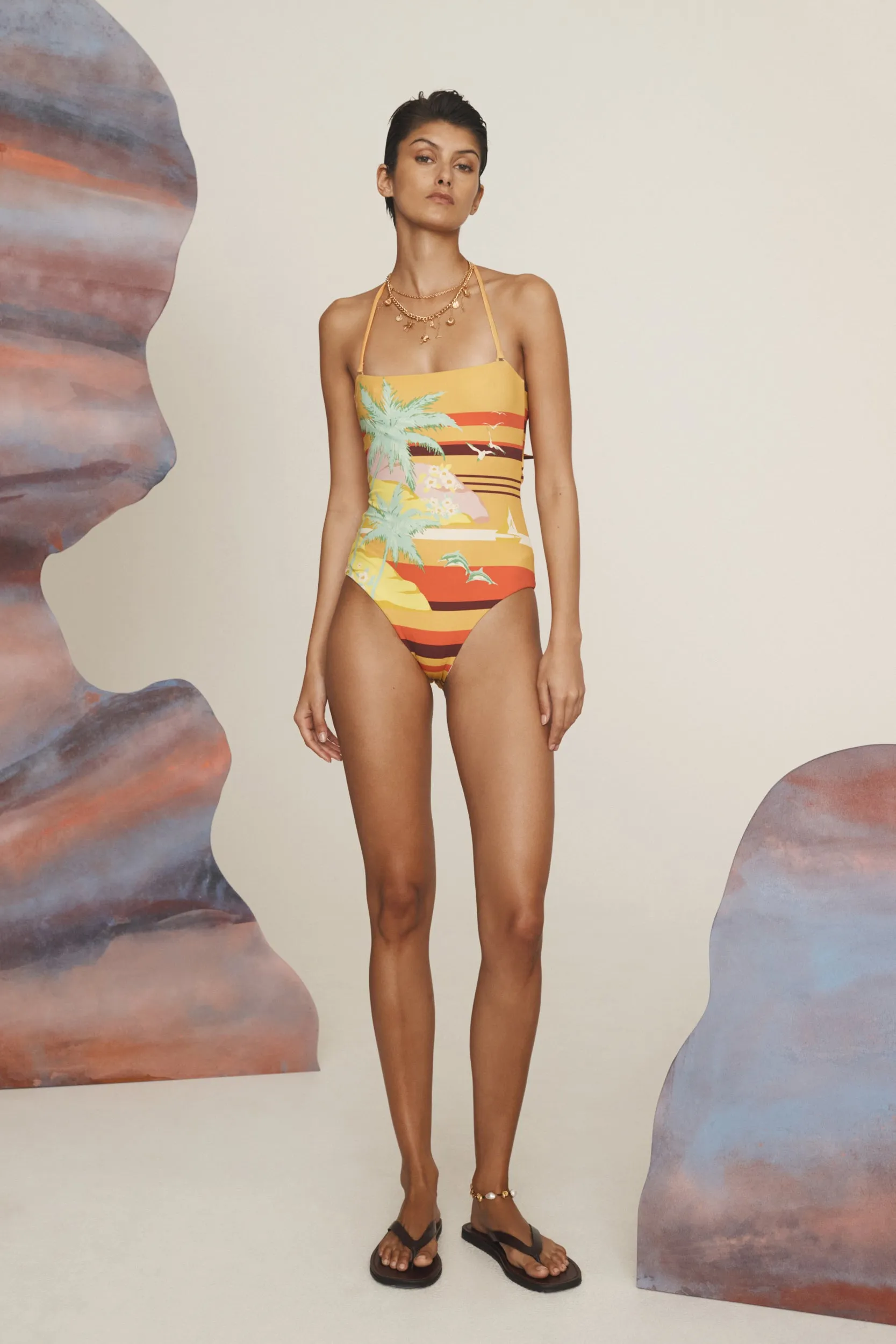 PALM ISLAND STRAPLESS ONE PIECE sold by Alemais product image thumbnail 3