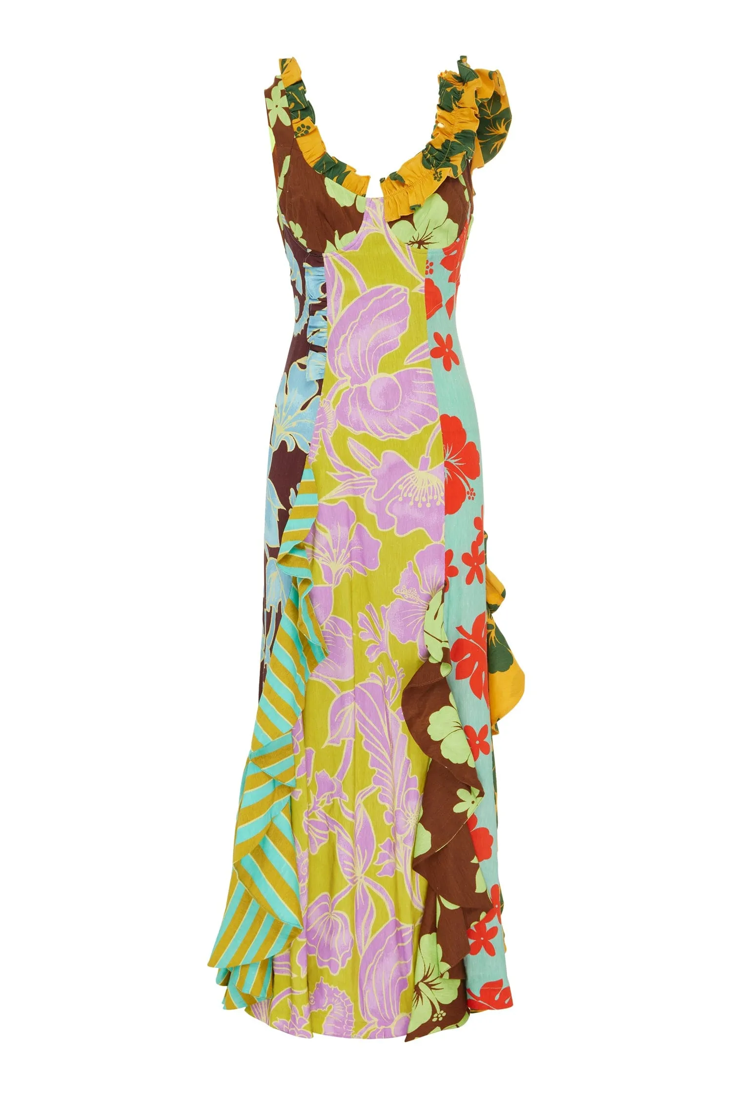 POPPY SPLICED MIDI DRESS sold by Alemais product image thumbnail 2