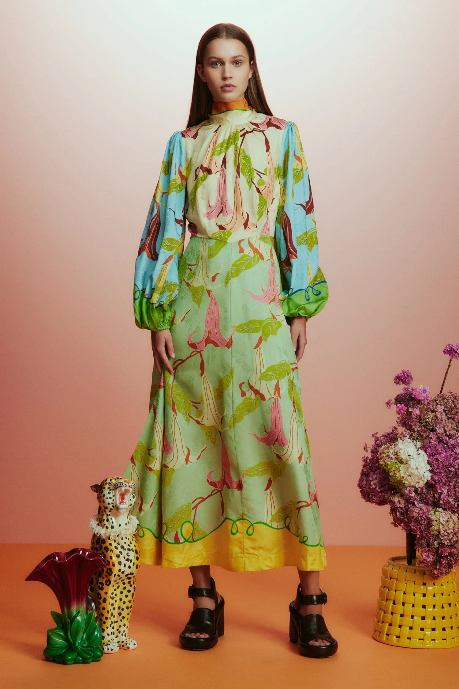 RAFAELA MIDI DRESS sold by Alemais