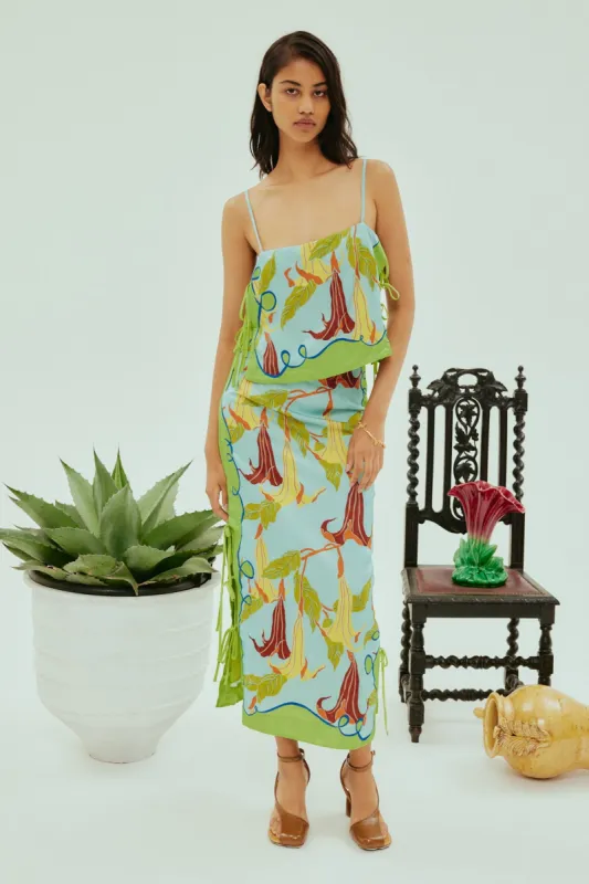 RAFAELA TIE SIDE TOP made by Alemais