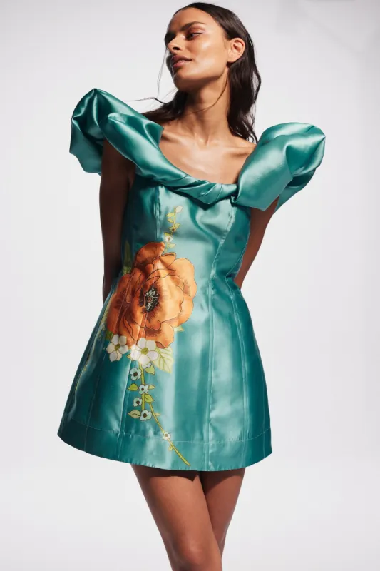 REGENT JADE MINI DRESS sold by Alemais