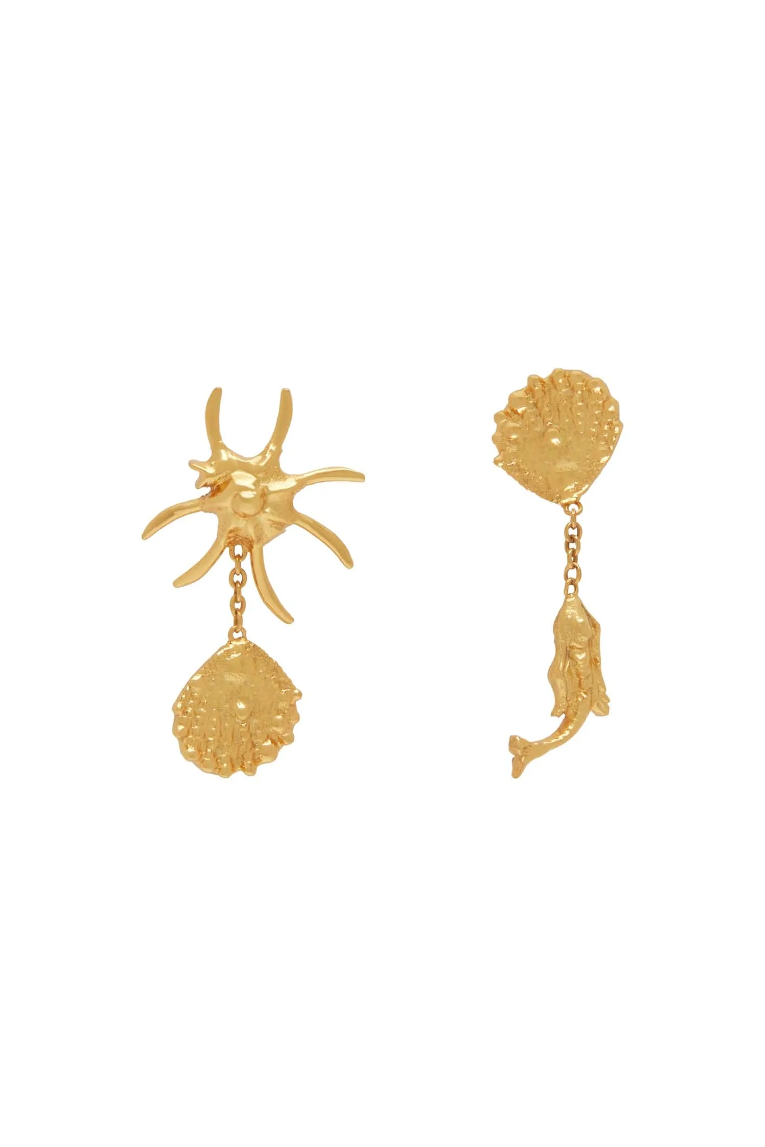 REVERIE ASSYMETRIC DROP EARRINGS sold by Alemais product image thumbnail 2