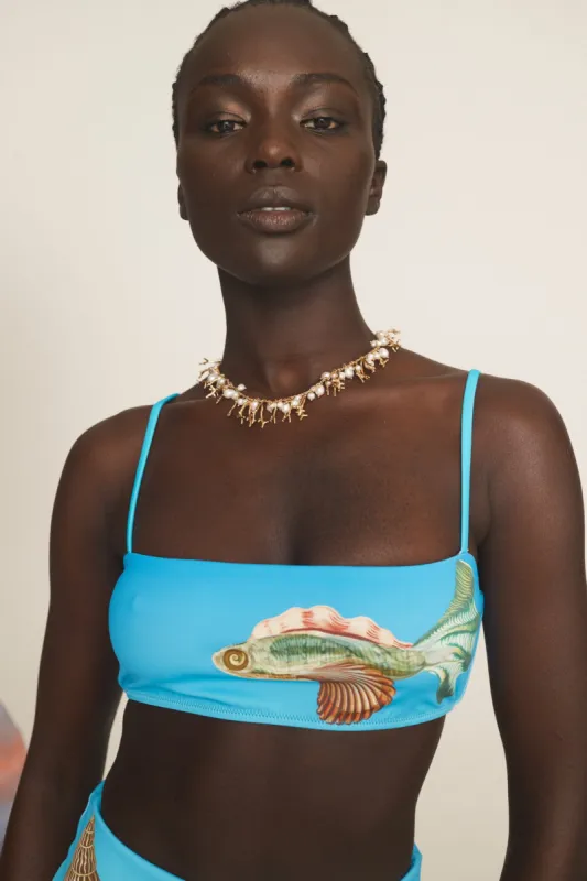 REVERIE CORAL PEARL NECKLACE sold by Alemais