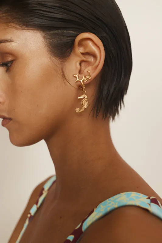 REVERIE FISH STUDS sold by Alemais