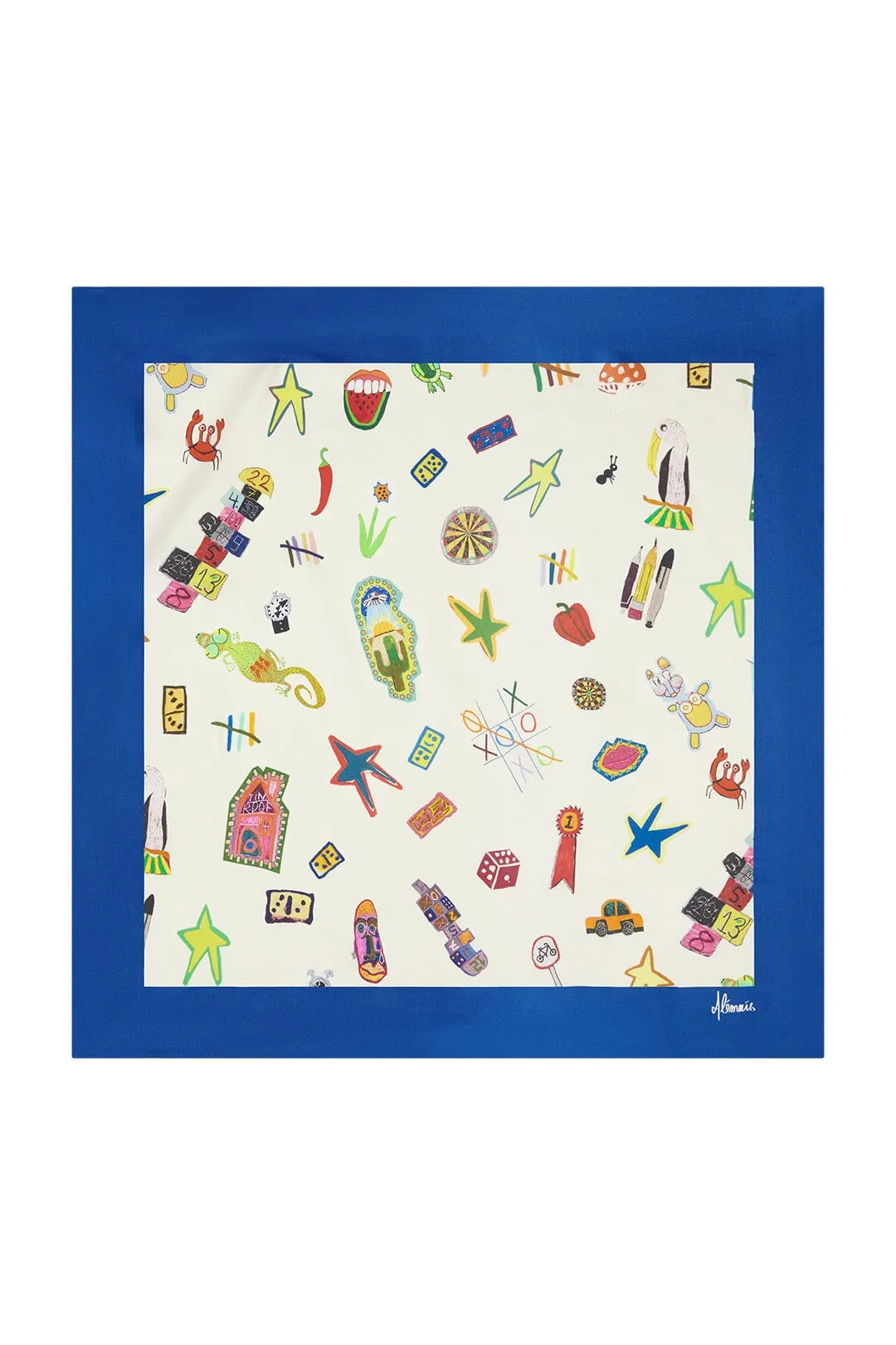 ROLLERS SQUARE SCARF sold by Alemais product image thumbnail 2