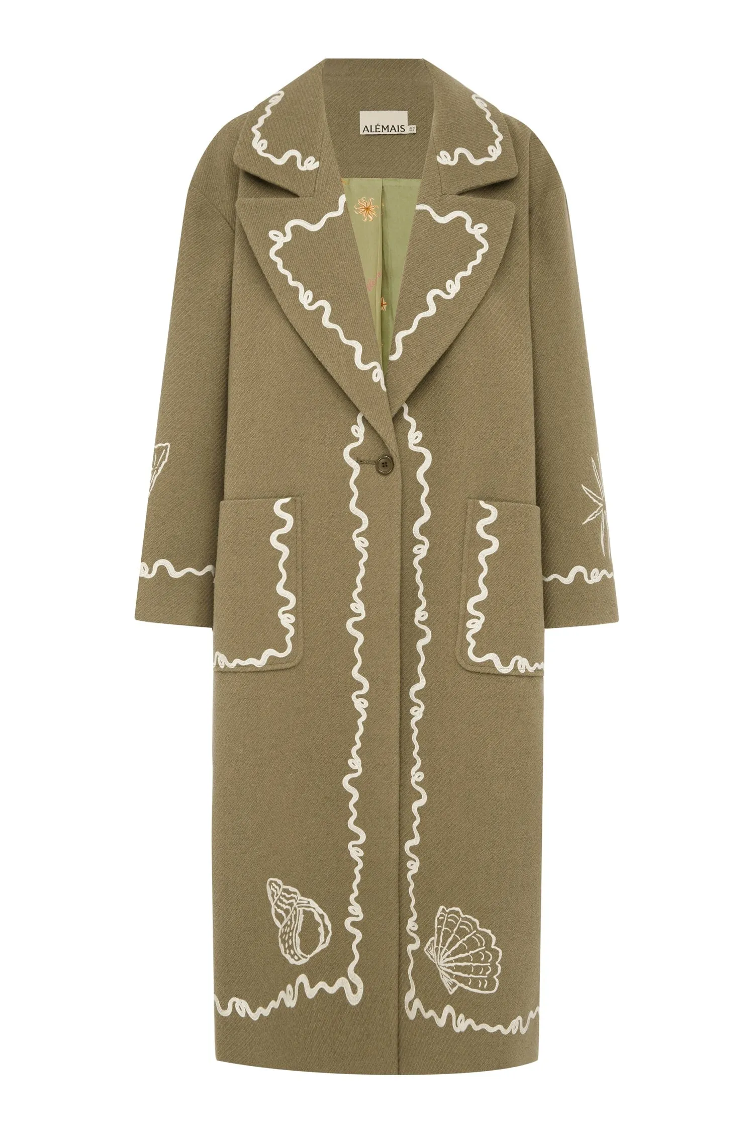 SAMMY EMBROIDERED COAT sold by Alemais product image thumbnail 2