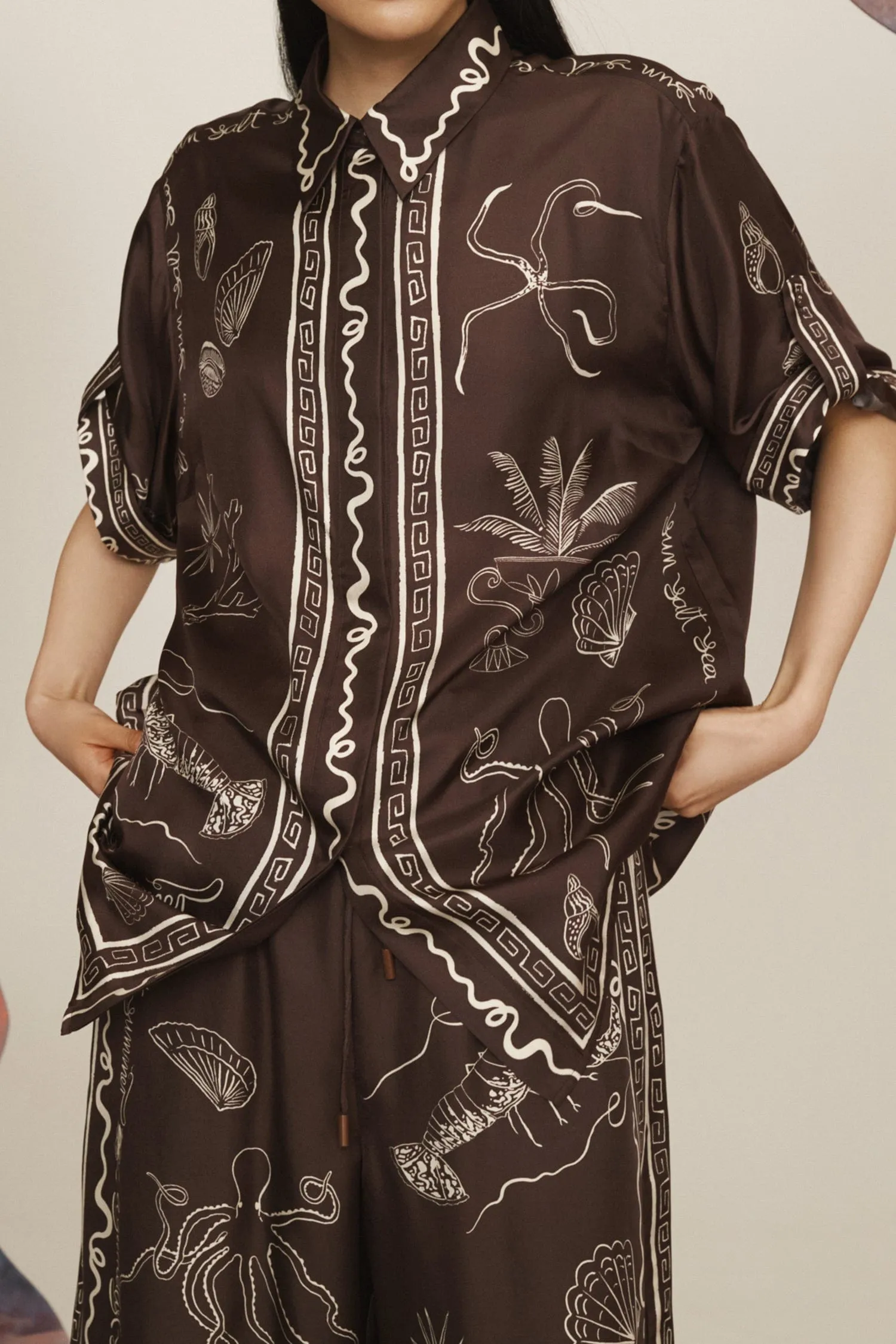 SAMMY SILK SHIRT sold by Alemais product image thumbnail 3