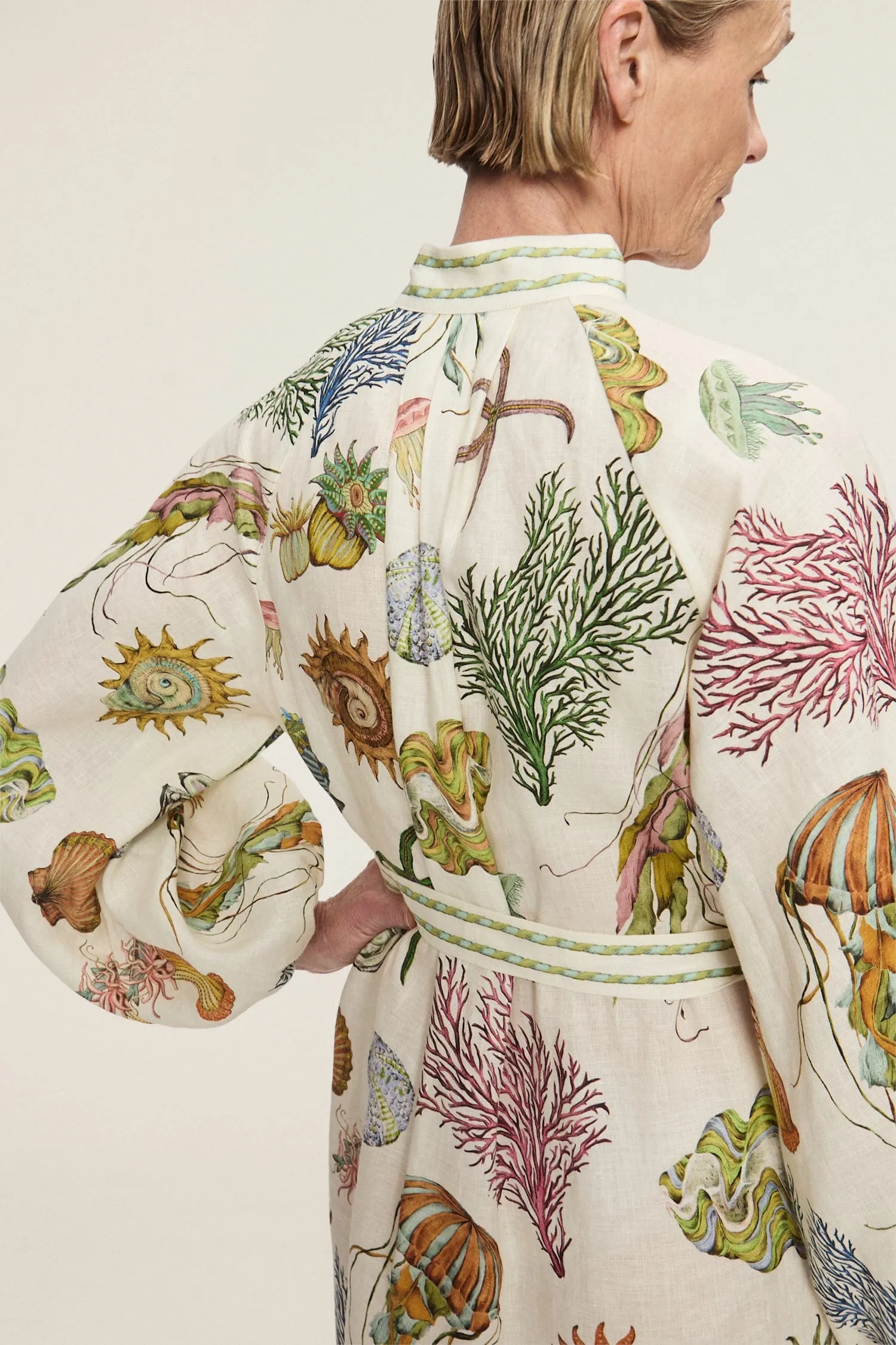 SEA HOUSE SHIRTDRESS sold by Alemais product image thumbnail 4