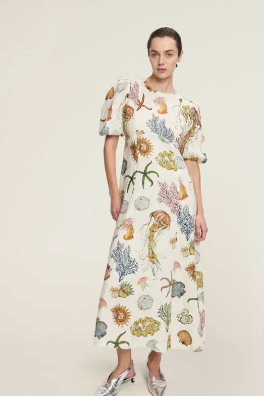 SEA MIDI DRESS sold by Alemais