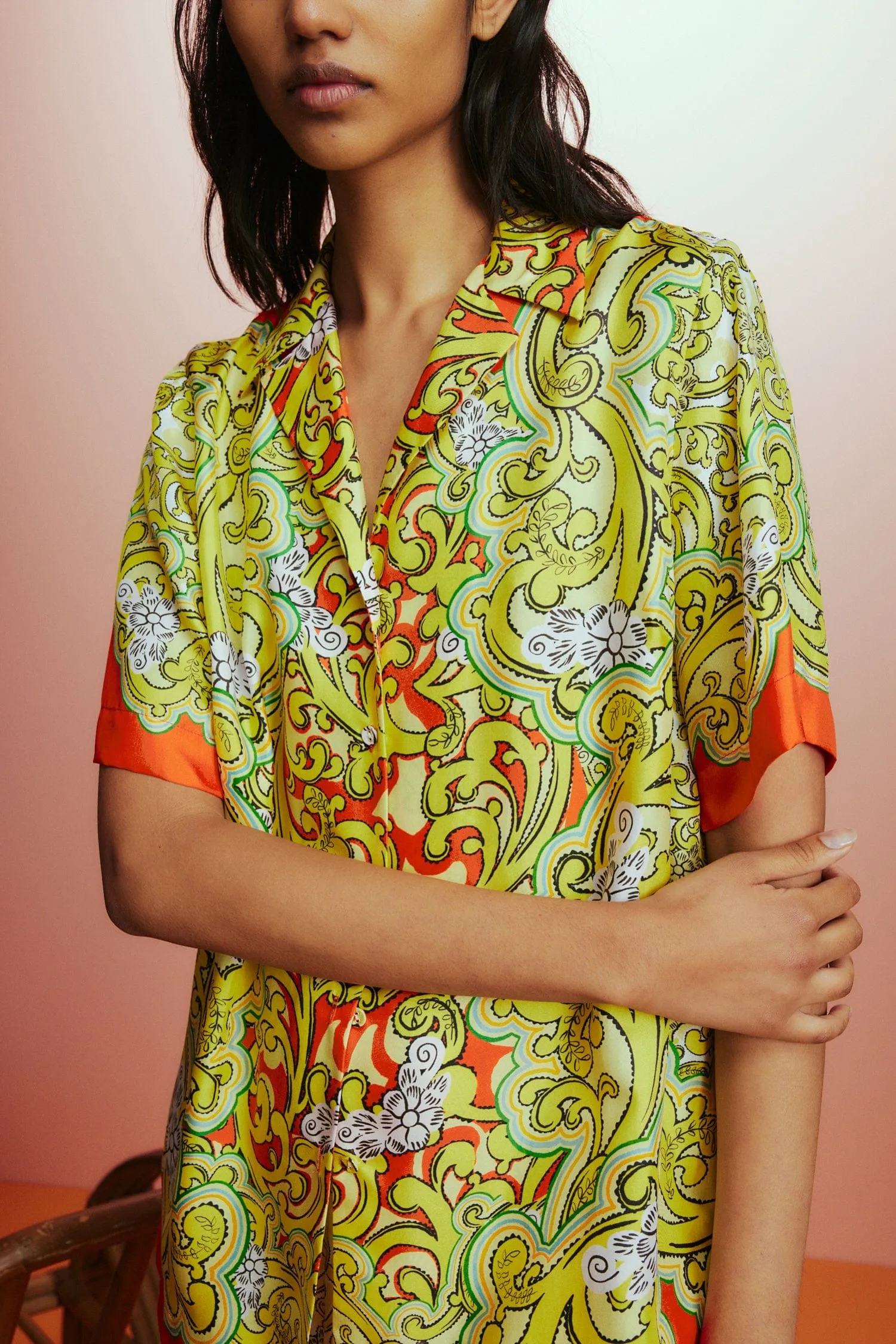 SIERRA SILK SHIRT sold by Alemais product image thumbnail 3