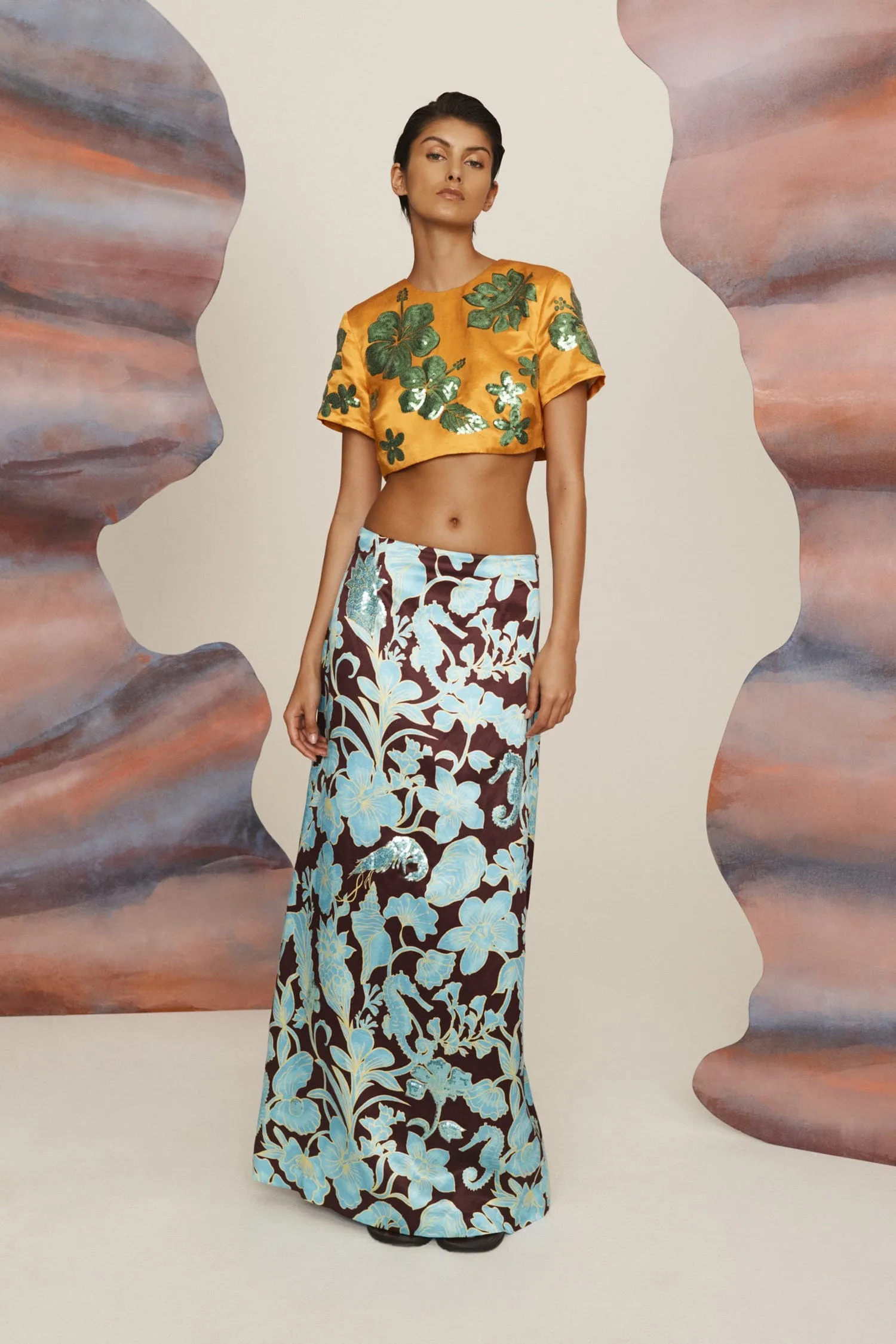 SIZZLE SKIRT sold by Alemais