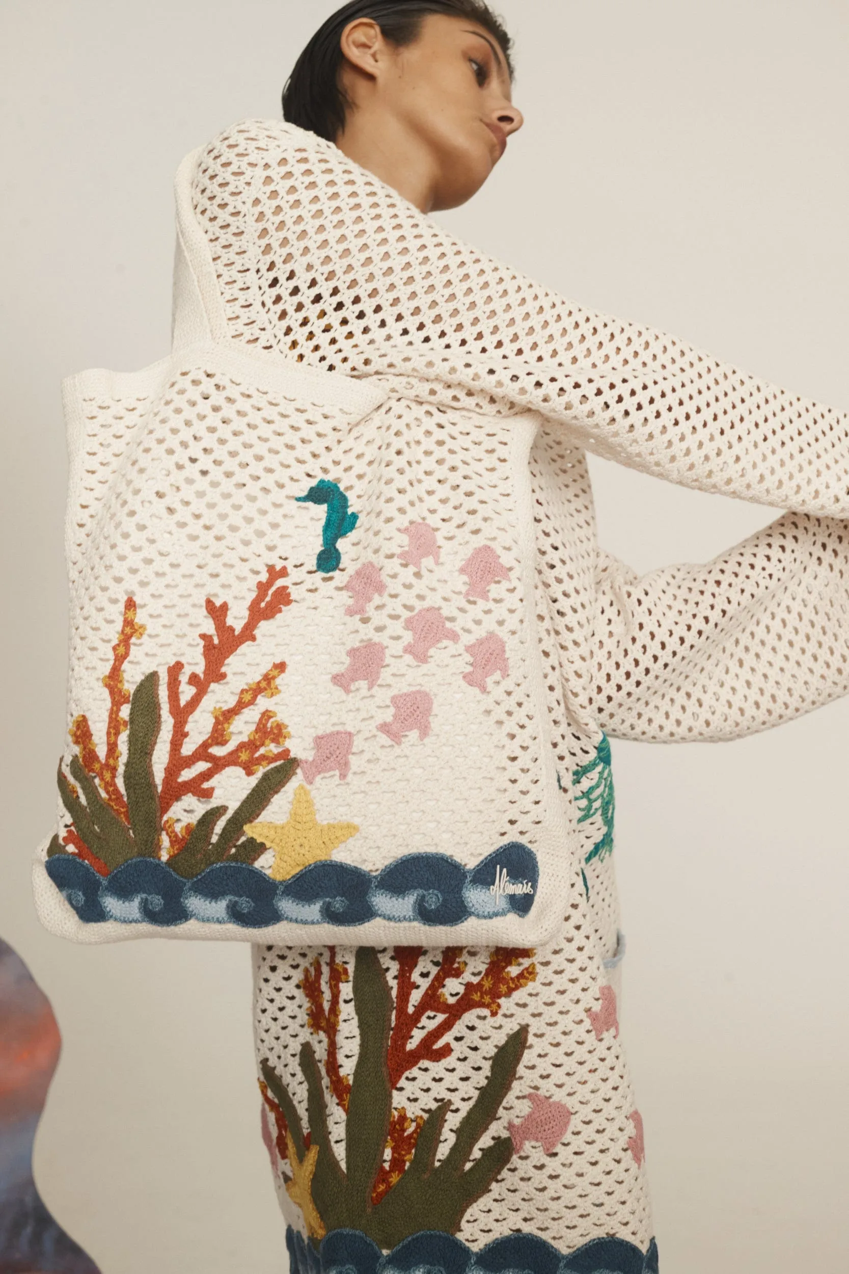 SPLASH CROCHET TOTE sold by Alemais product image thumbnail 3