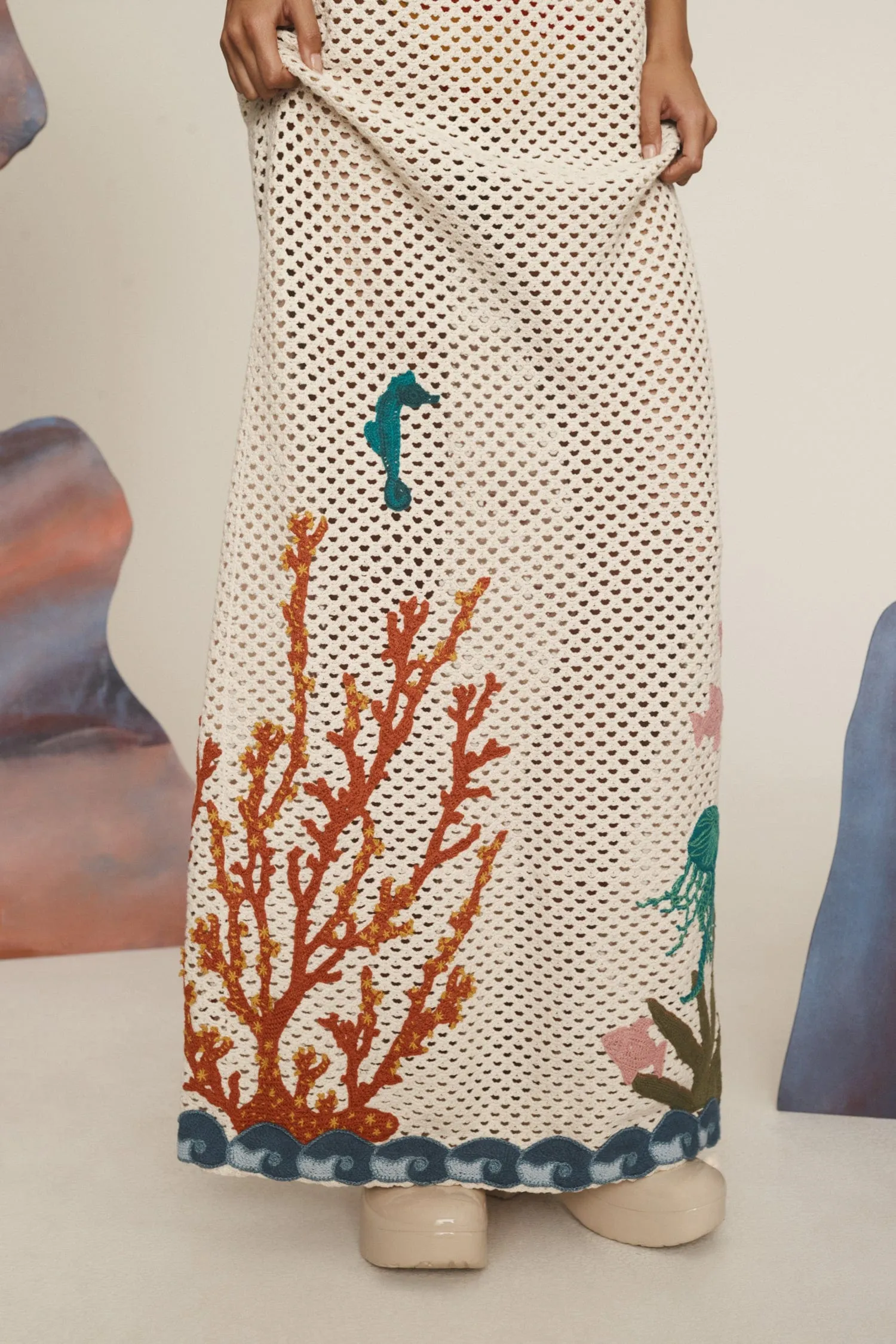 SPLASH MIDI DRESS sold by Alemais product image thumbnail 3