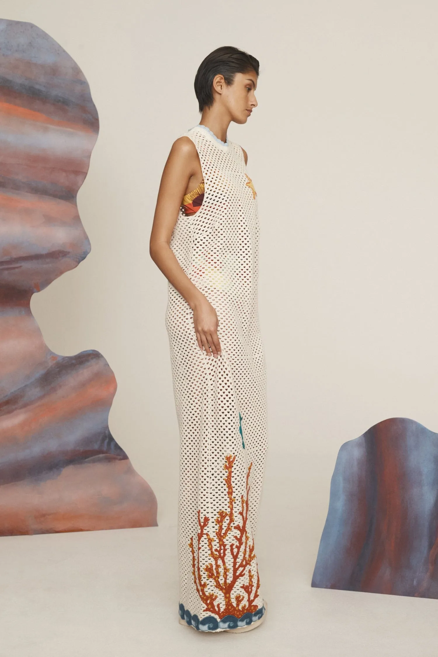 SPLASH MIDI DRESS sold by Alemais product image thumbnail 4
