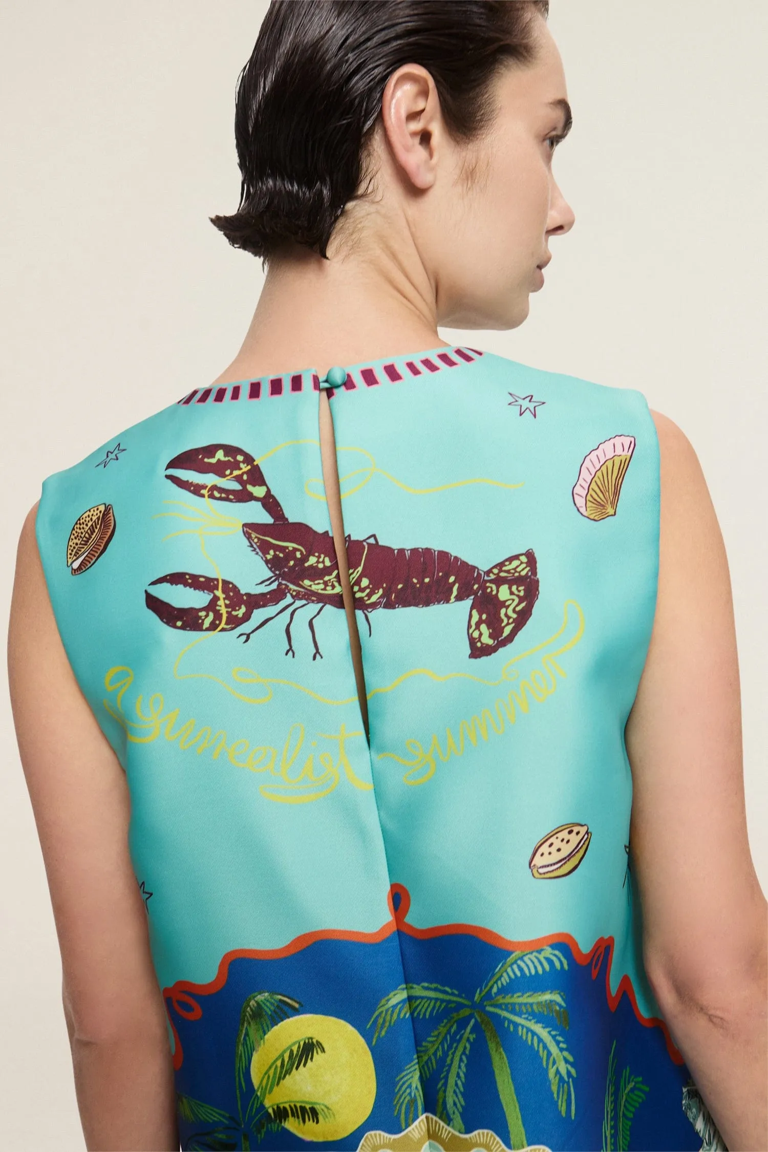 SURREALIST SUMMER MINI DRESS sold by Alemais product image thumbnail 4