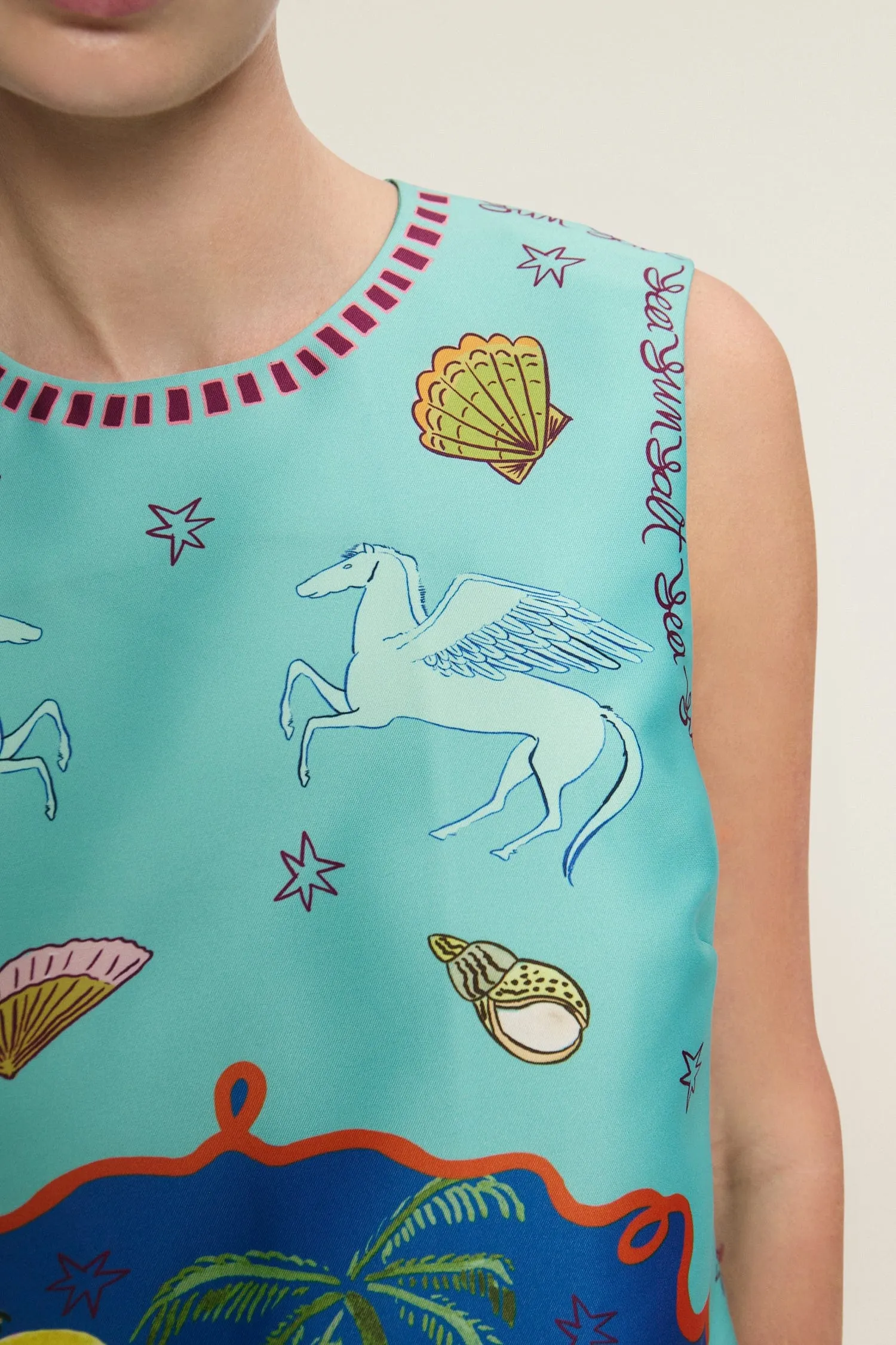 SURREALIST SUMMER MINI DRESS sold by Alemais product image thumbnail 3