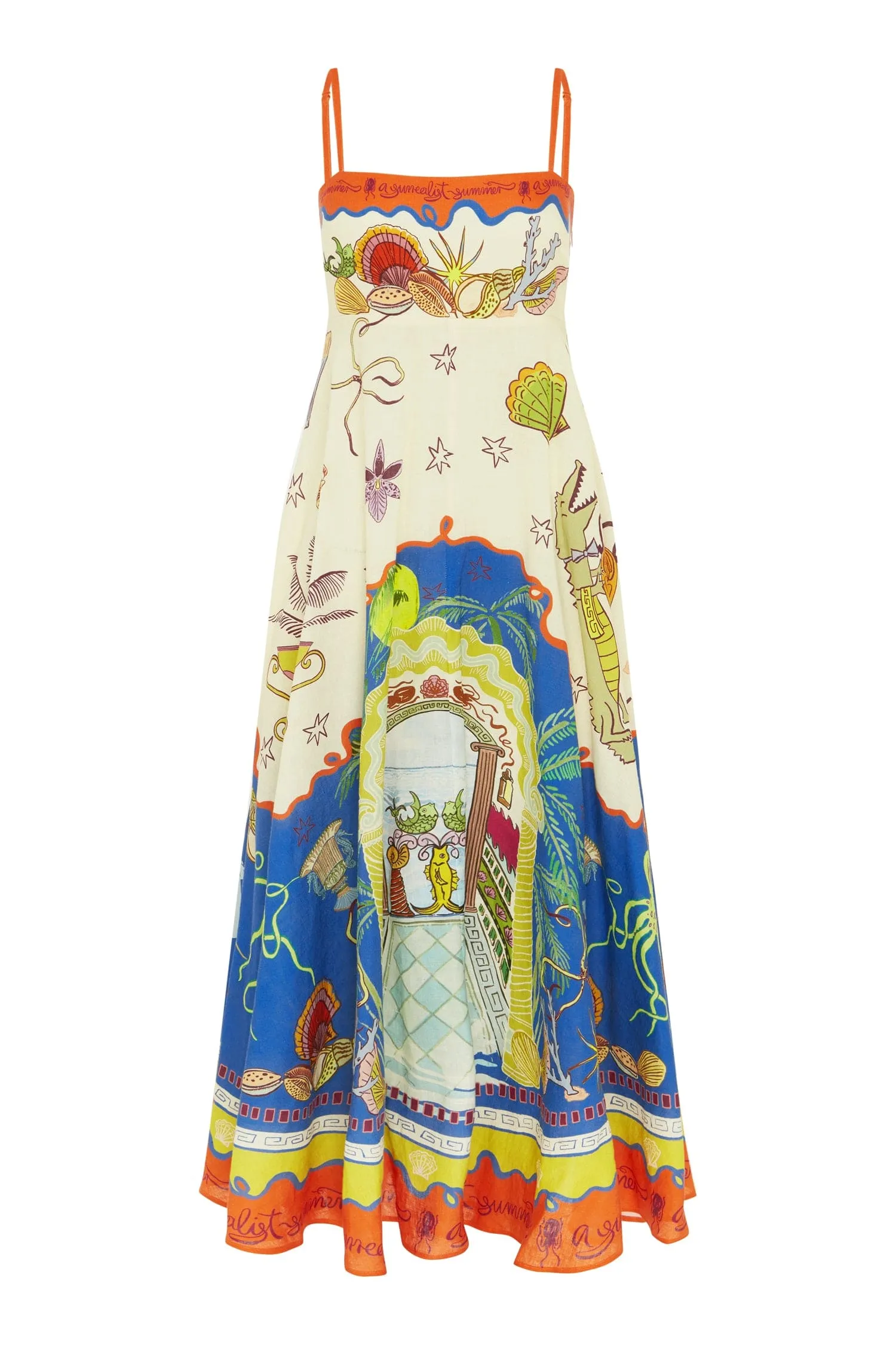 SURREALIST SUMMER SUNDRESS sold by Alemais product image thumbnail 2
