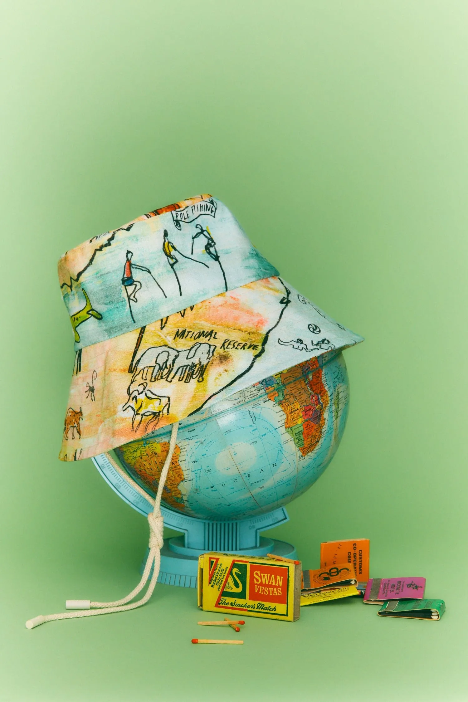 SWELL MID BRIM BUCKET HAT sold by Alemais