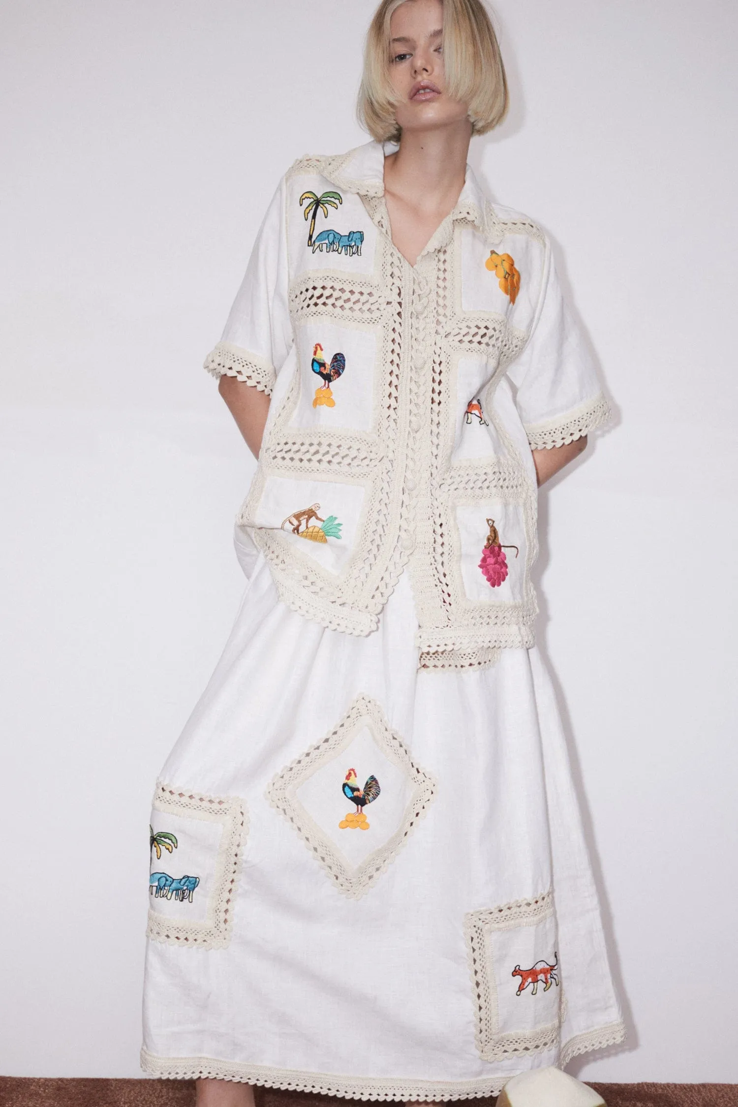 TEDDY SKIRT sold by Alemais