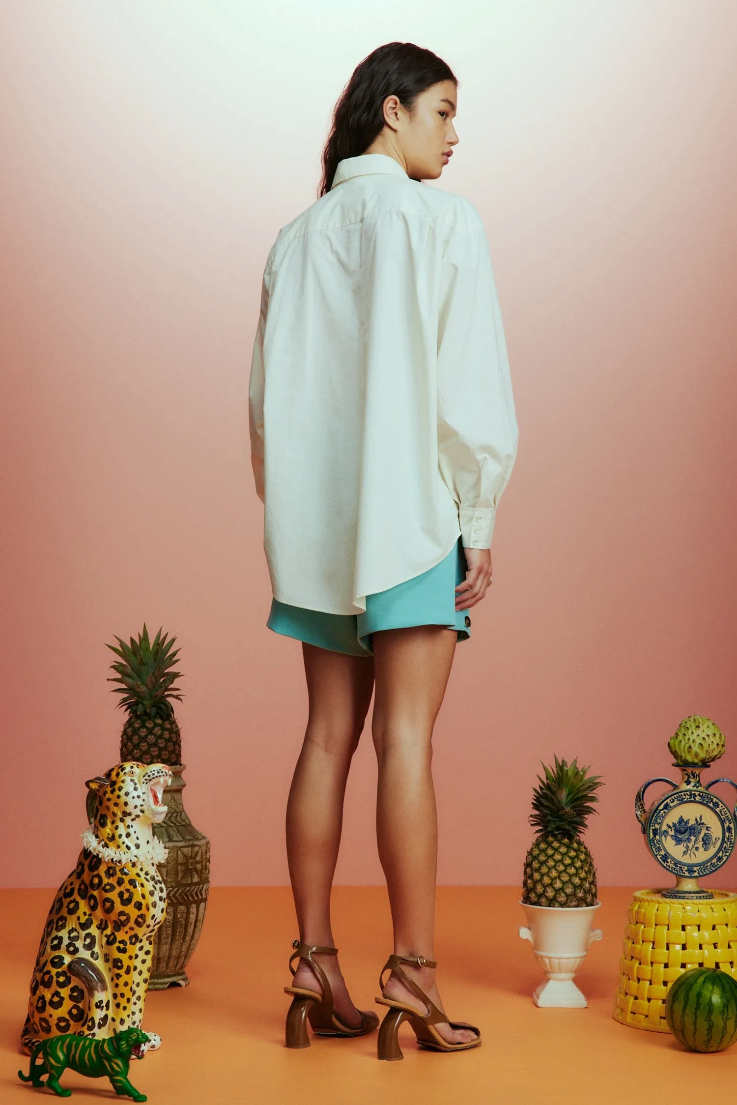TIGER EMBROIDERED SHIRT sold by Alemais product image thumbnail 4