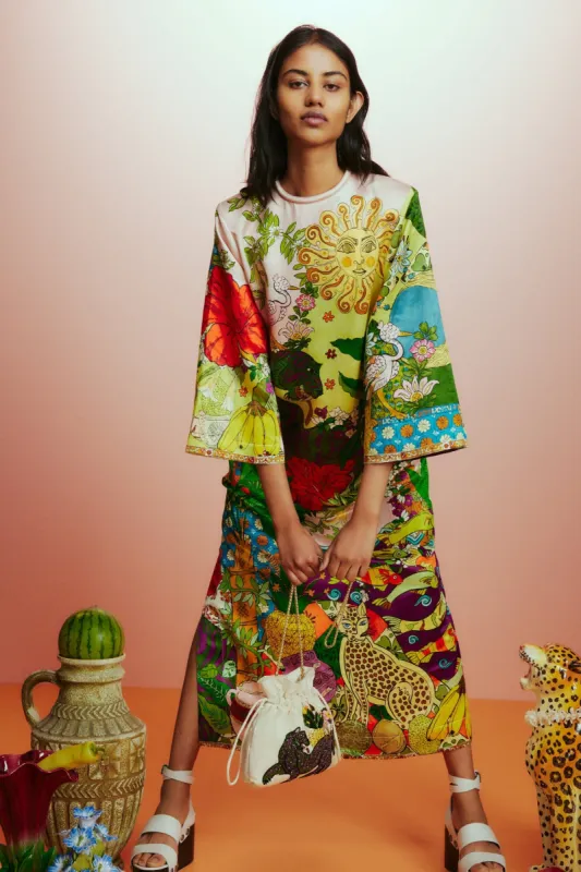 TIGER MIDI DRESS sold by Alemais