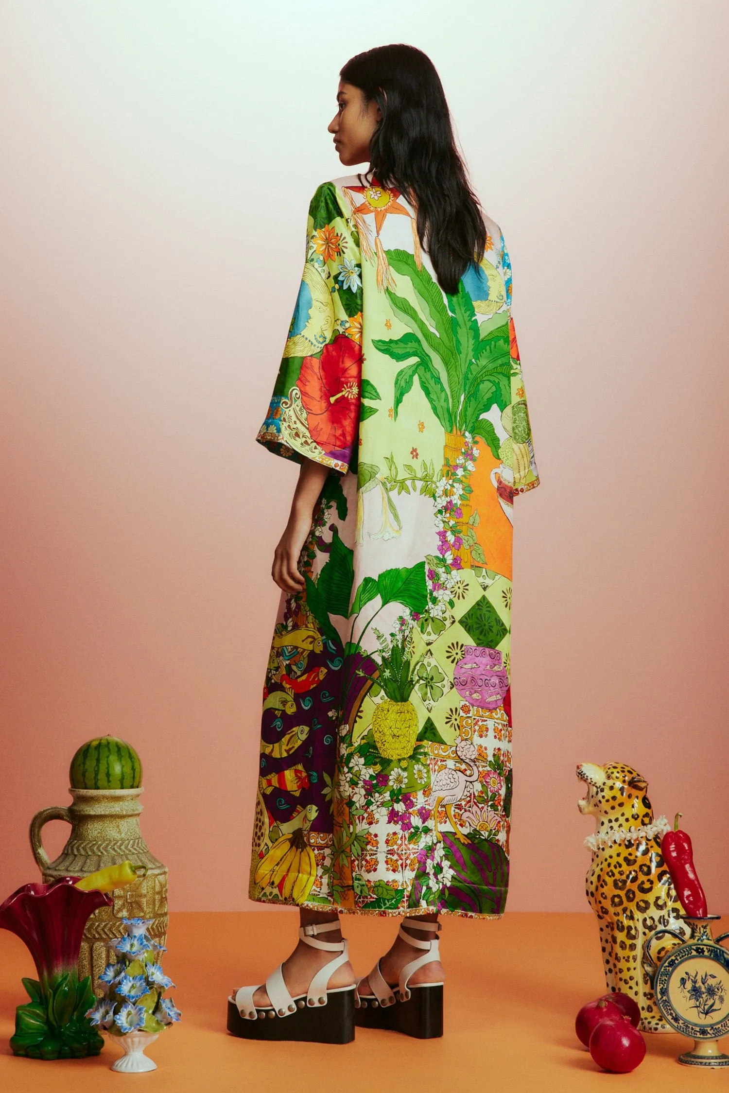 TIGER MIDI DRESS sold by Alemais product image thumbnail 5