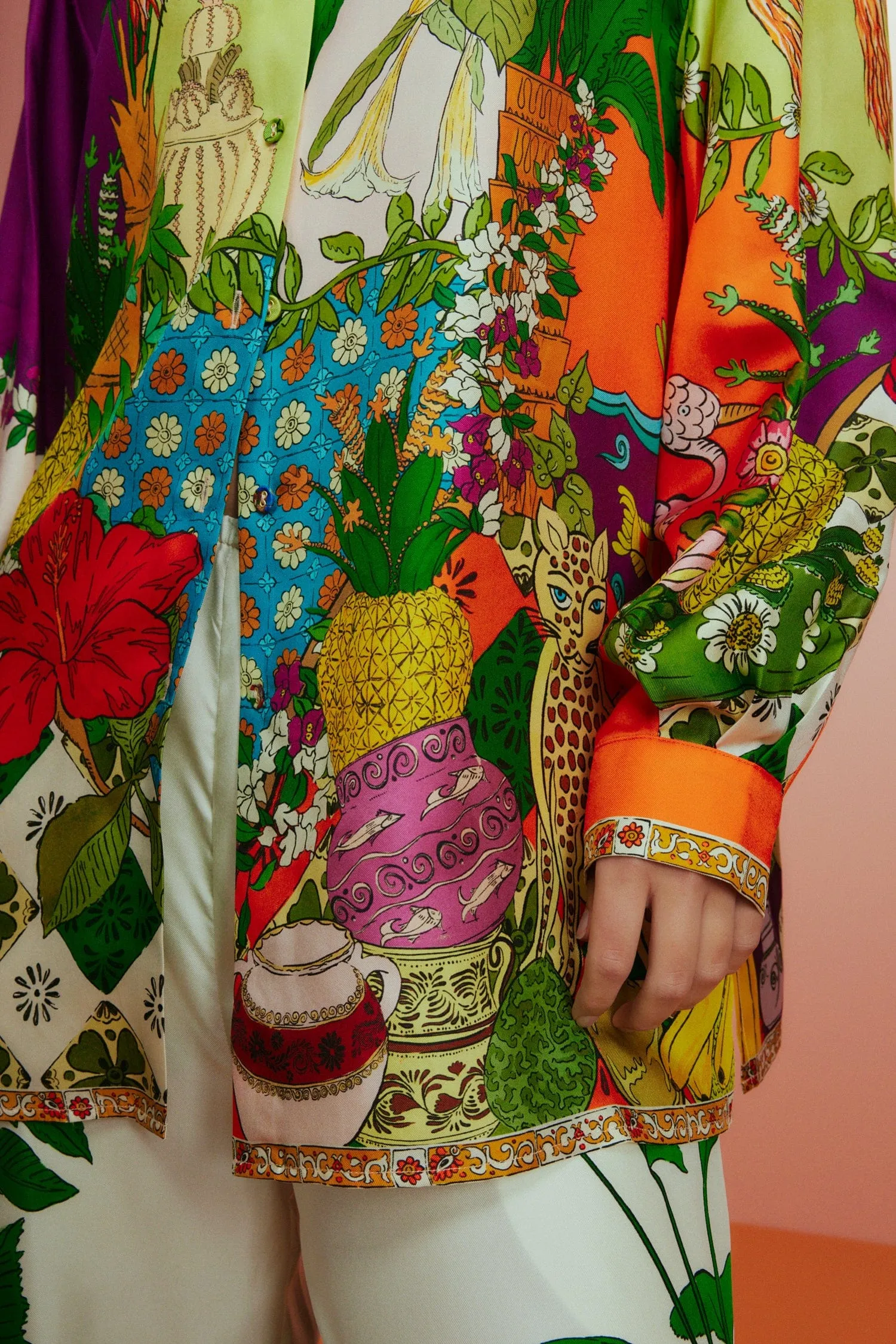 TIGER SILK SHIRT sold by Alemais product image thumbnail 3