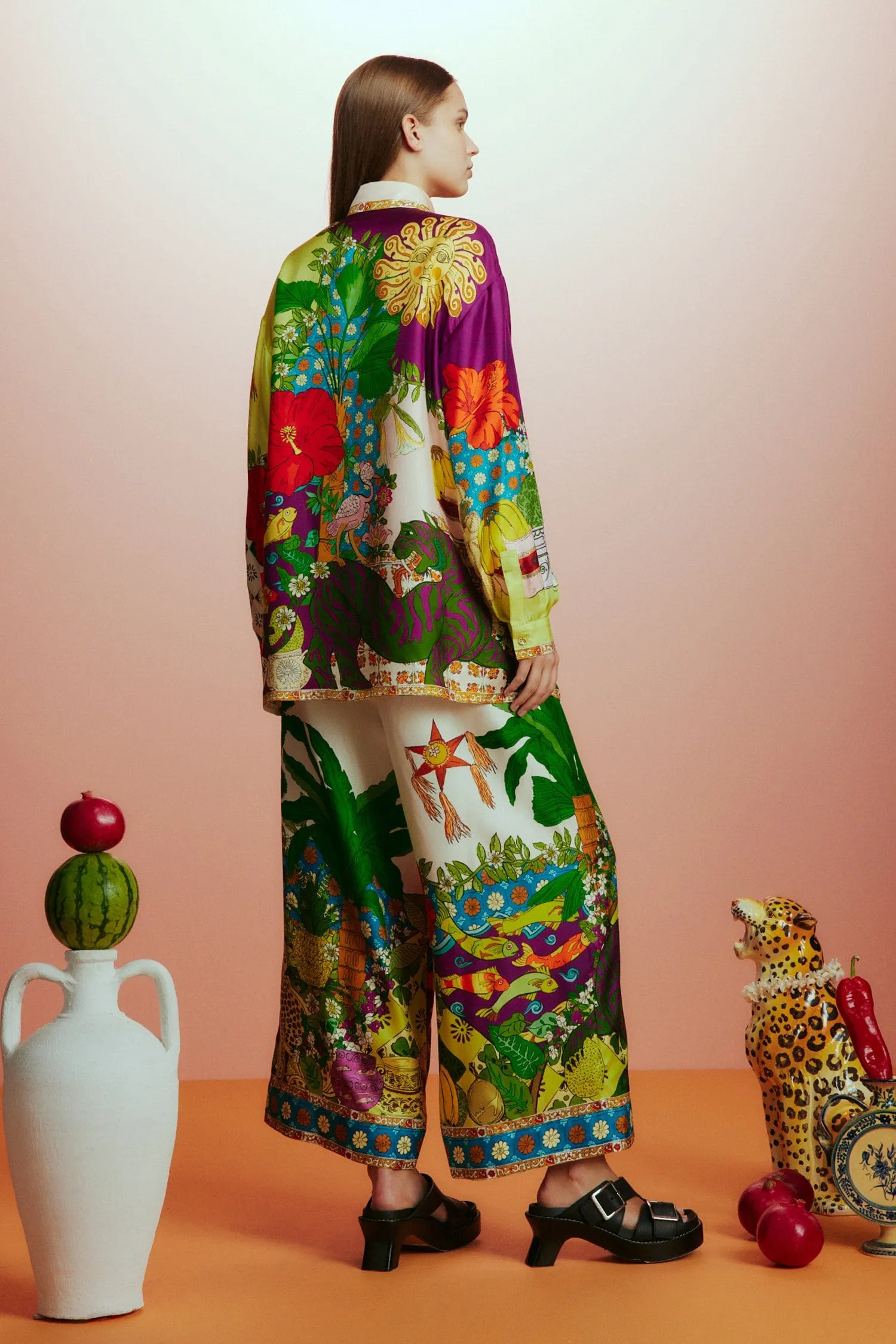 TIGER SILK SHIRT sold by Alemais product image thumbnail 5
