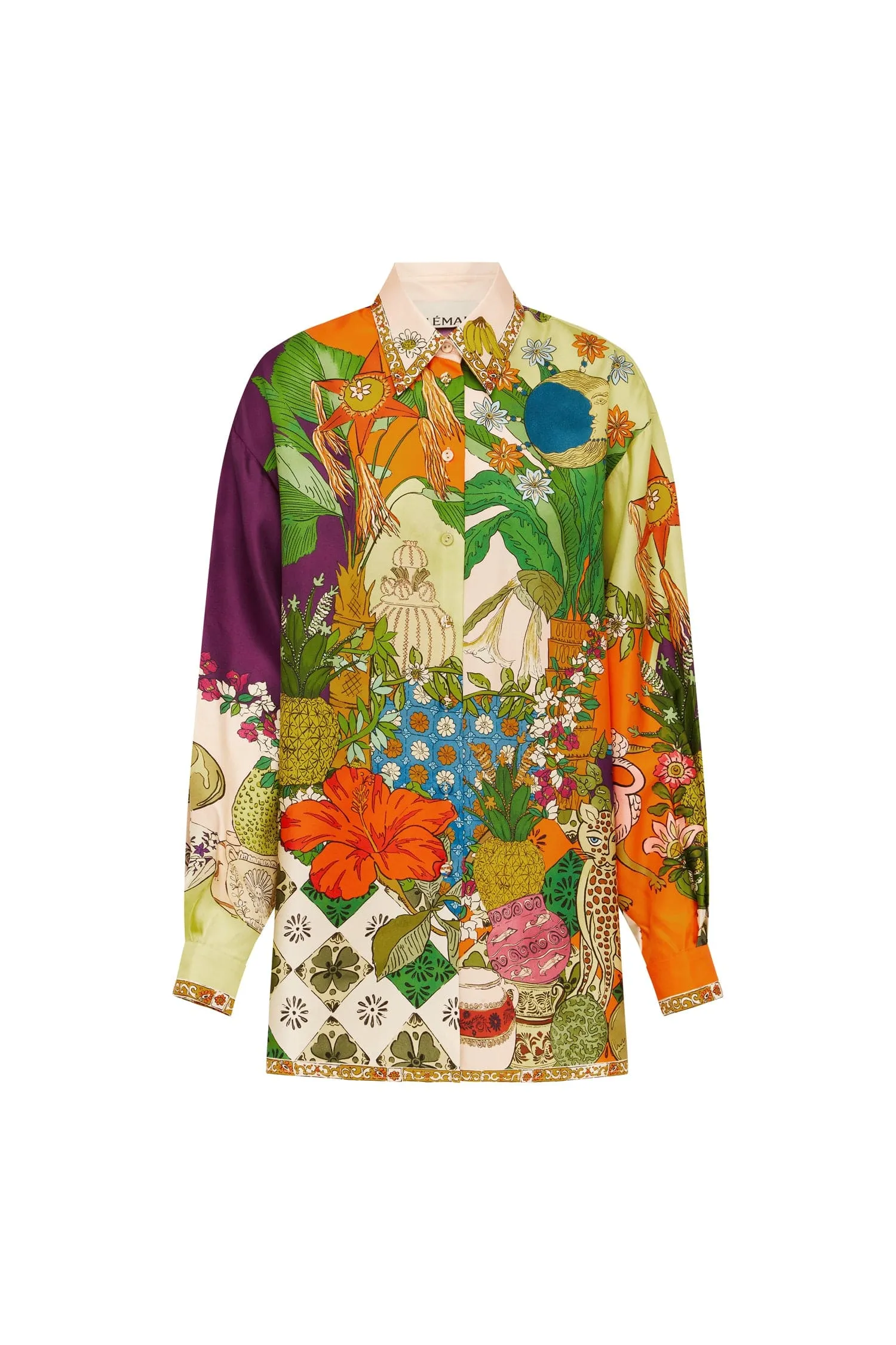 TIGER SILK SHIRT sold by Alemais product image thumbnail 2