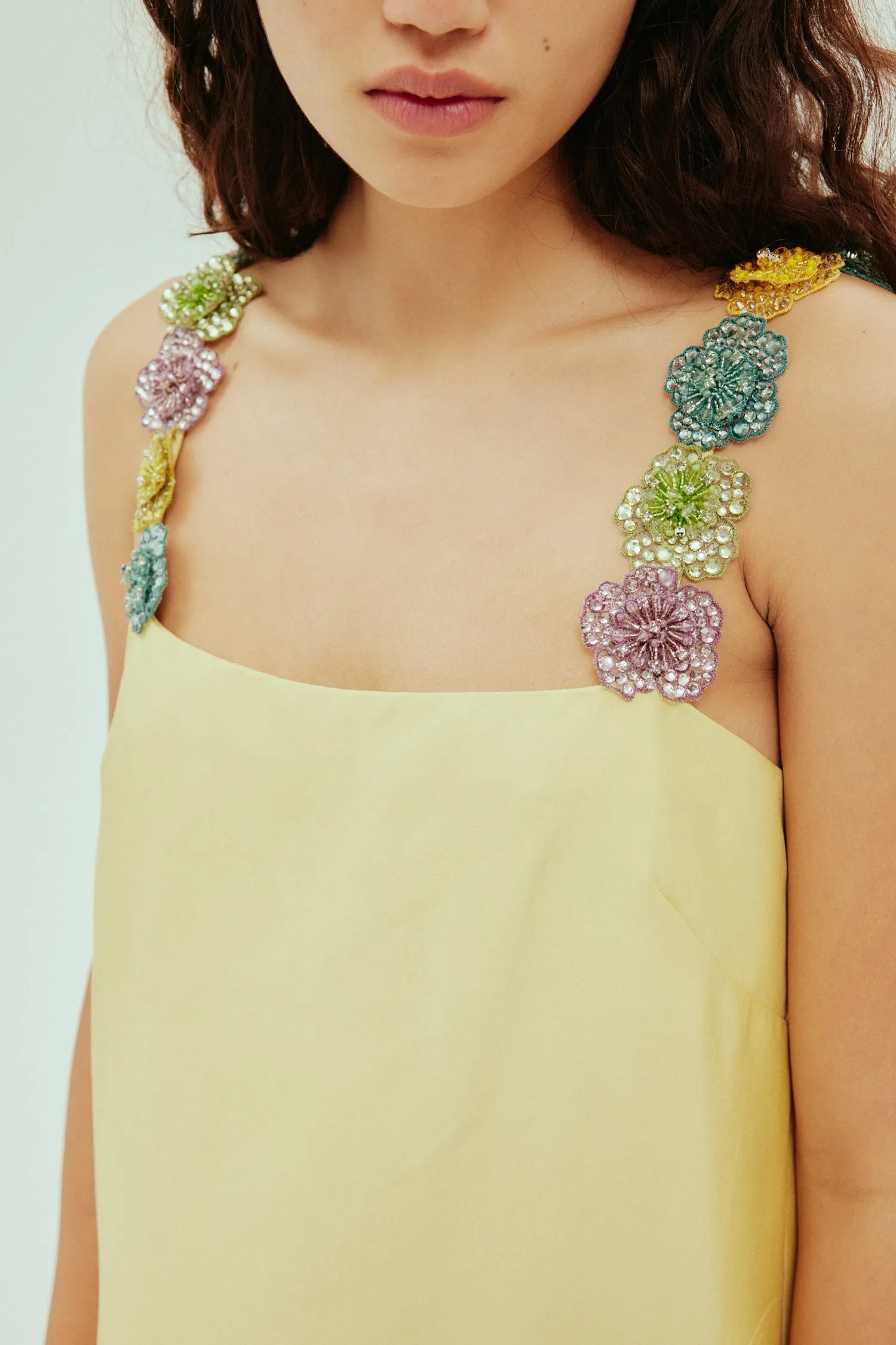 LOLITA MINI DRESS LEMON sold by Alemais product image thumbnail 3