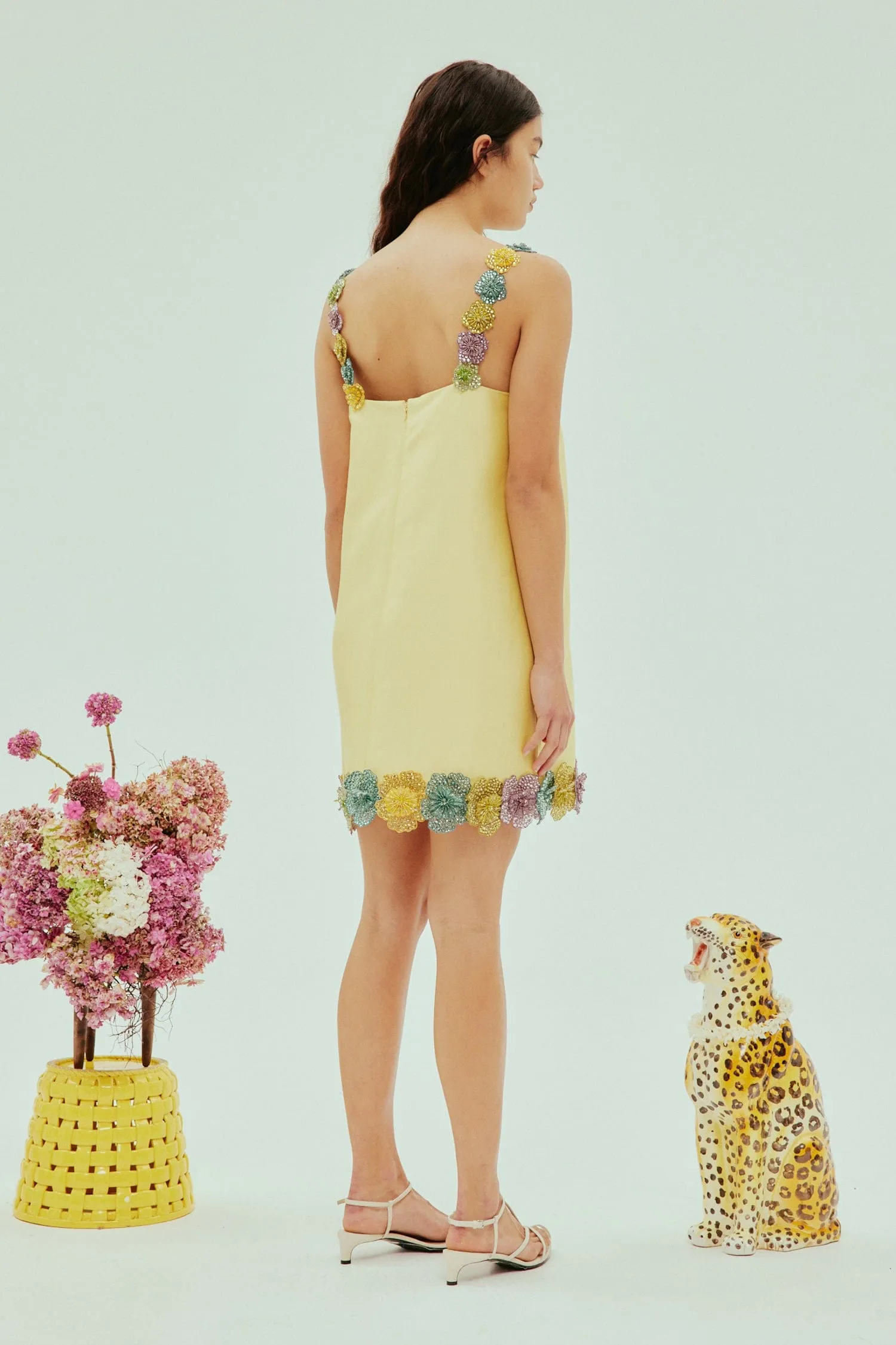 LOLITA MINI DRESS LEMON sold by Alemais product image thumbnail 5