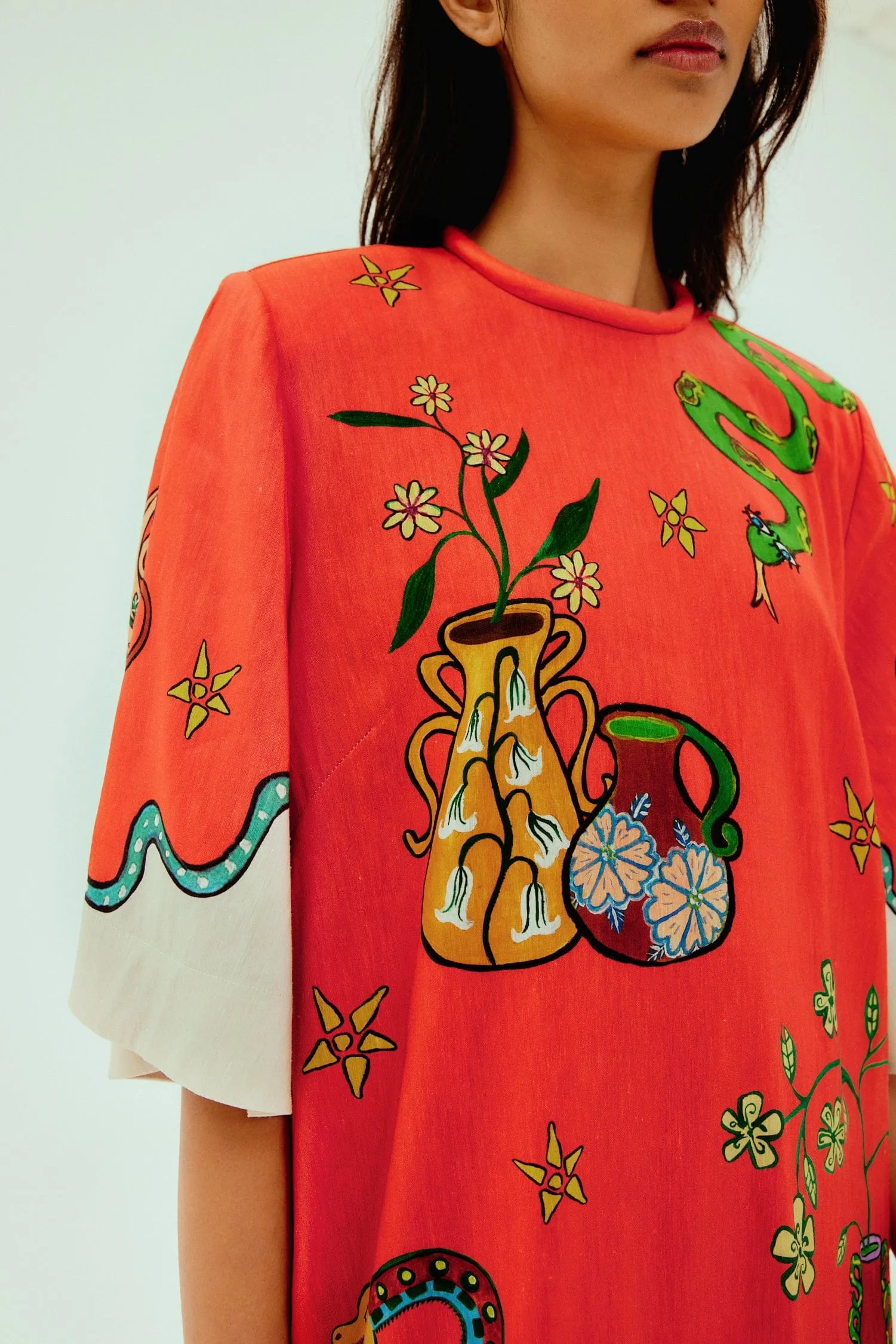 ROSE MIDI TEE DRESS sold by Alemais product image thumbnail 4